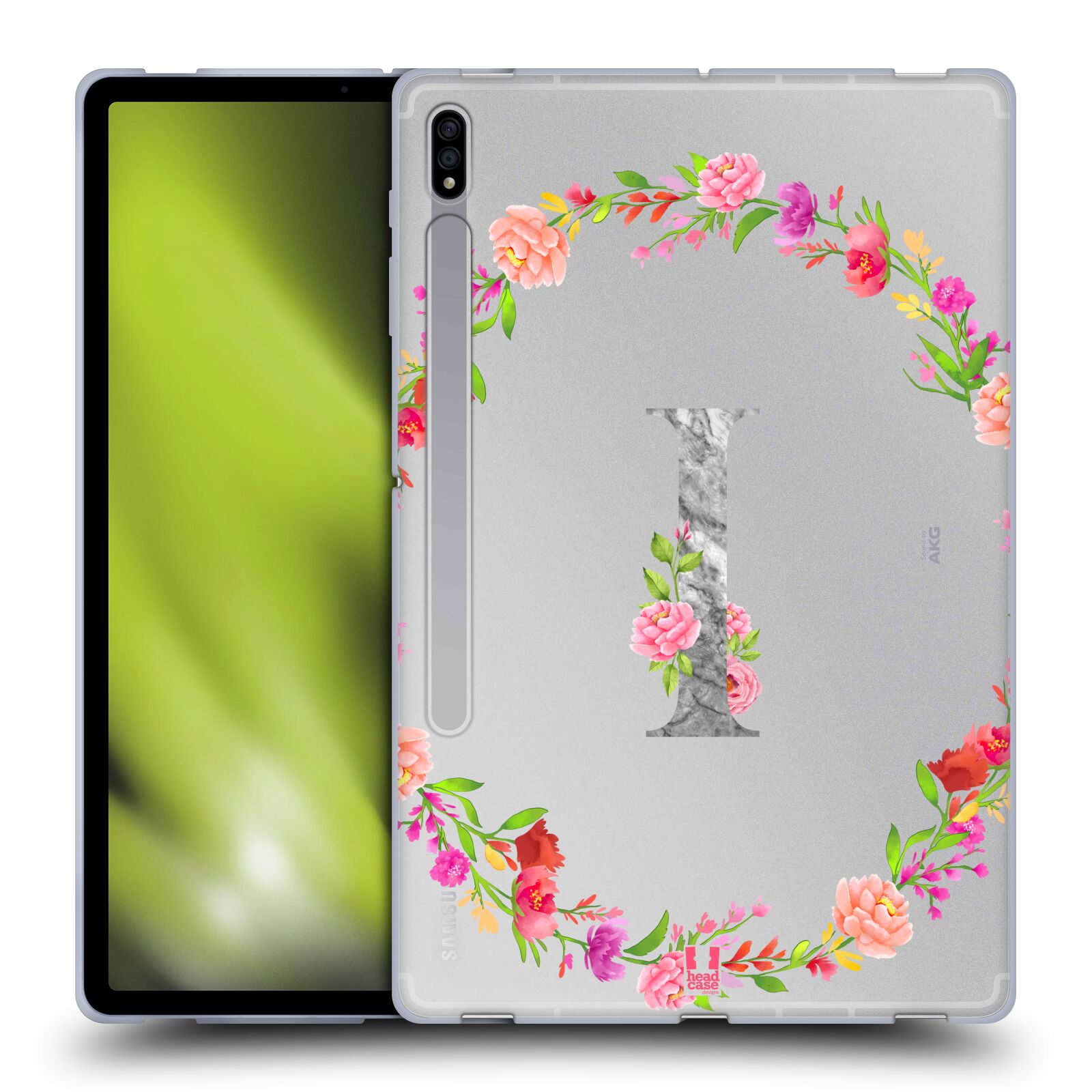 HEAD CASE DESIGNS DECORATIVE INITIALS SOFT GEL CASE FOR SAMSUNG TABLETS 1 - Picture 16 of 20