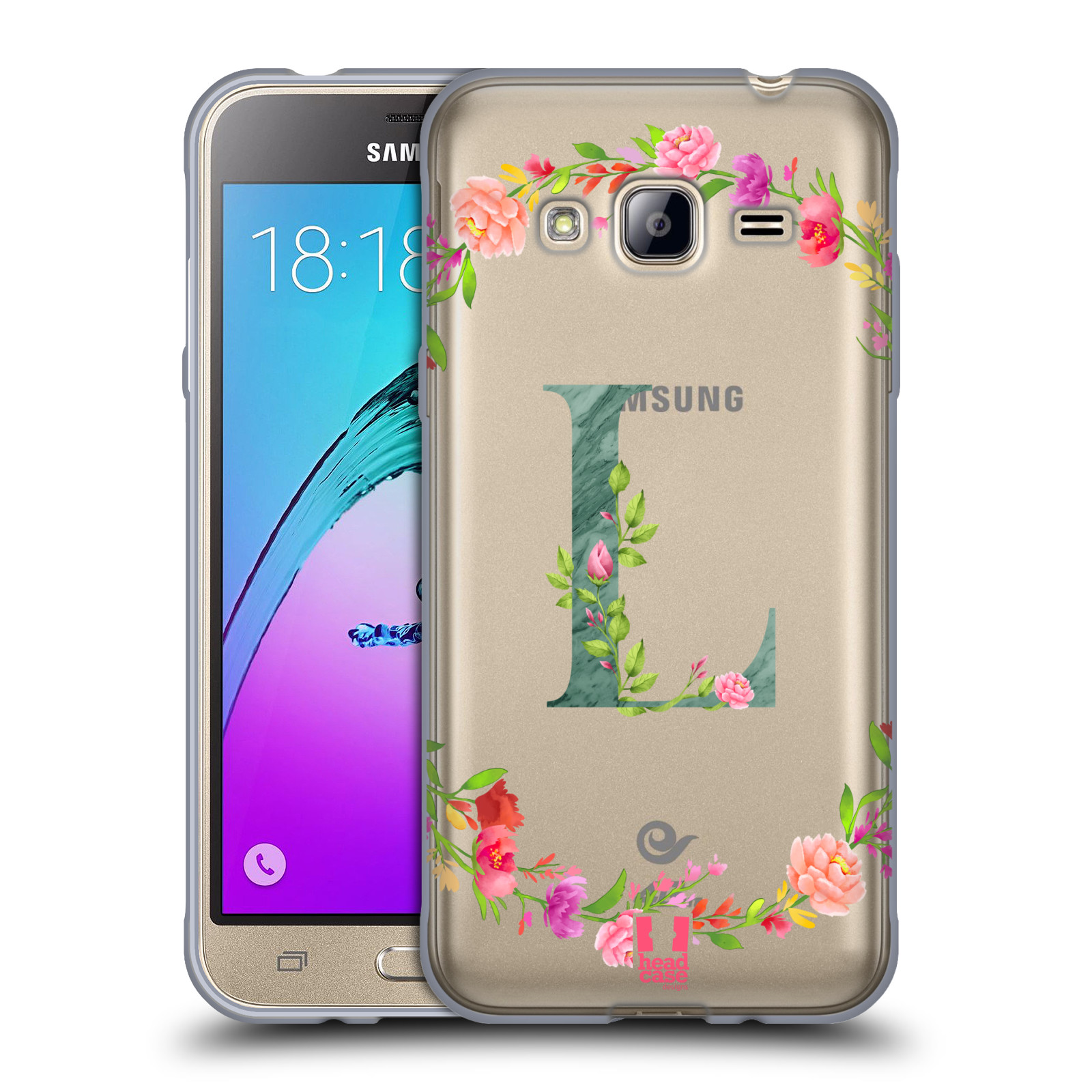 HEAD CASE DESIGNS DECORATIVE INITIALS GEL CASE & WALLPAPER FOR SAMSUNG PHONES 3 - Picture 19 of 20