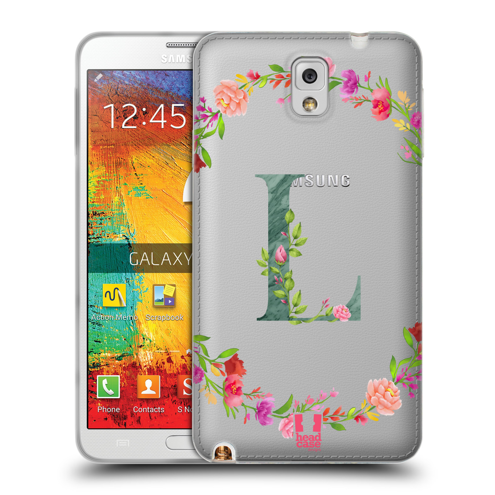 HEAD CASE DECORATIVE INITIALS SOFT GEL CASE FOR SAMSUNG PHONES 2 - Picture 19 of 20