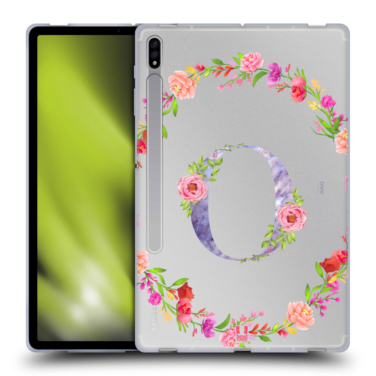 HEAD CASE DESIGNS DECORATIVE INITIALS 2 SOFT GEL CASE FOR SAMSUNG TABLETS 1 - 第 9/19 張圖片