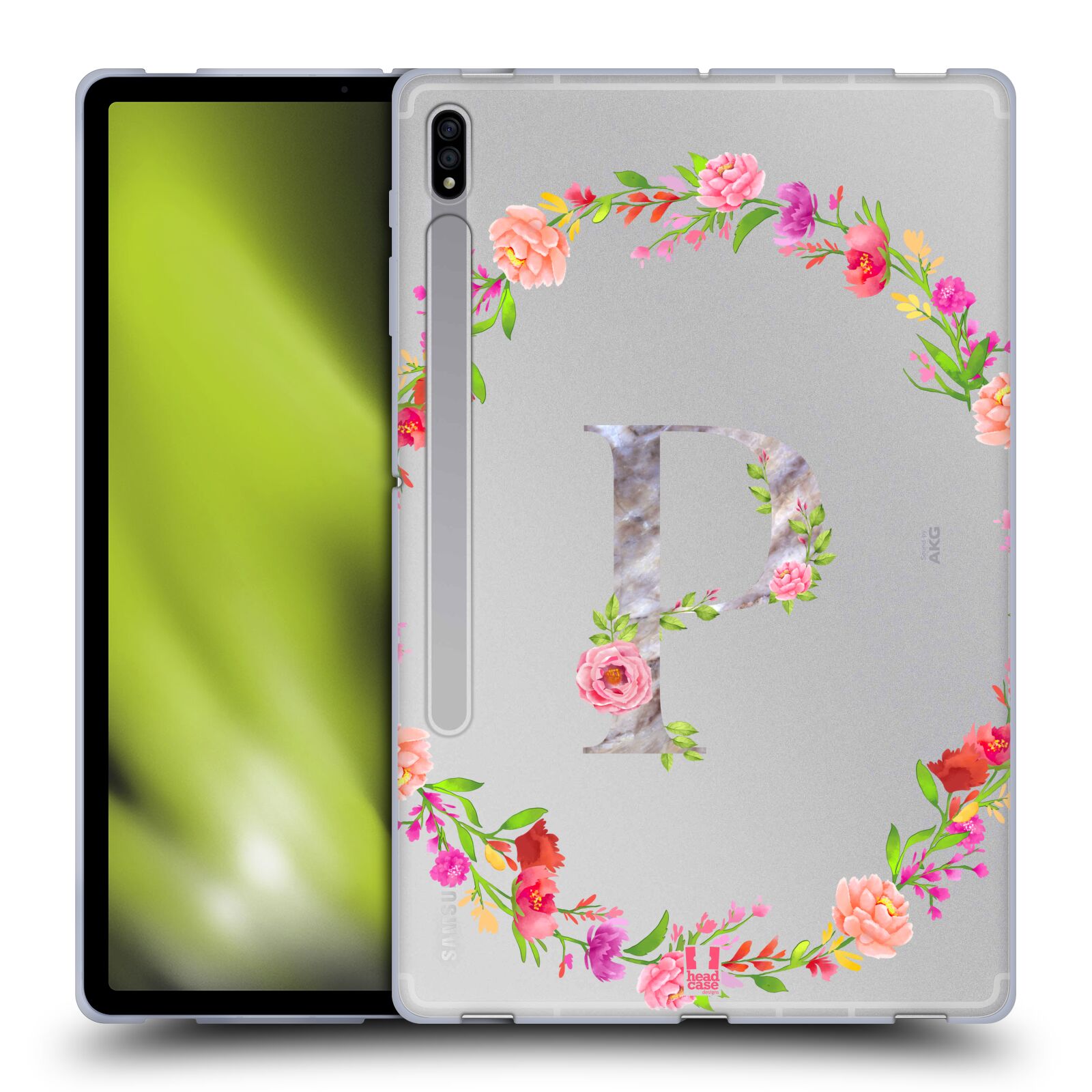 HEAD CASE DESIGNS DECORATIVE INITIALS 2 SOFT GEL CASE FOR SAMSUNG TABLETS 1 - 第 10/19 張圖片