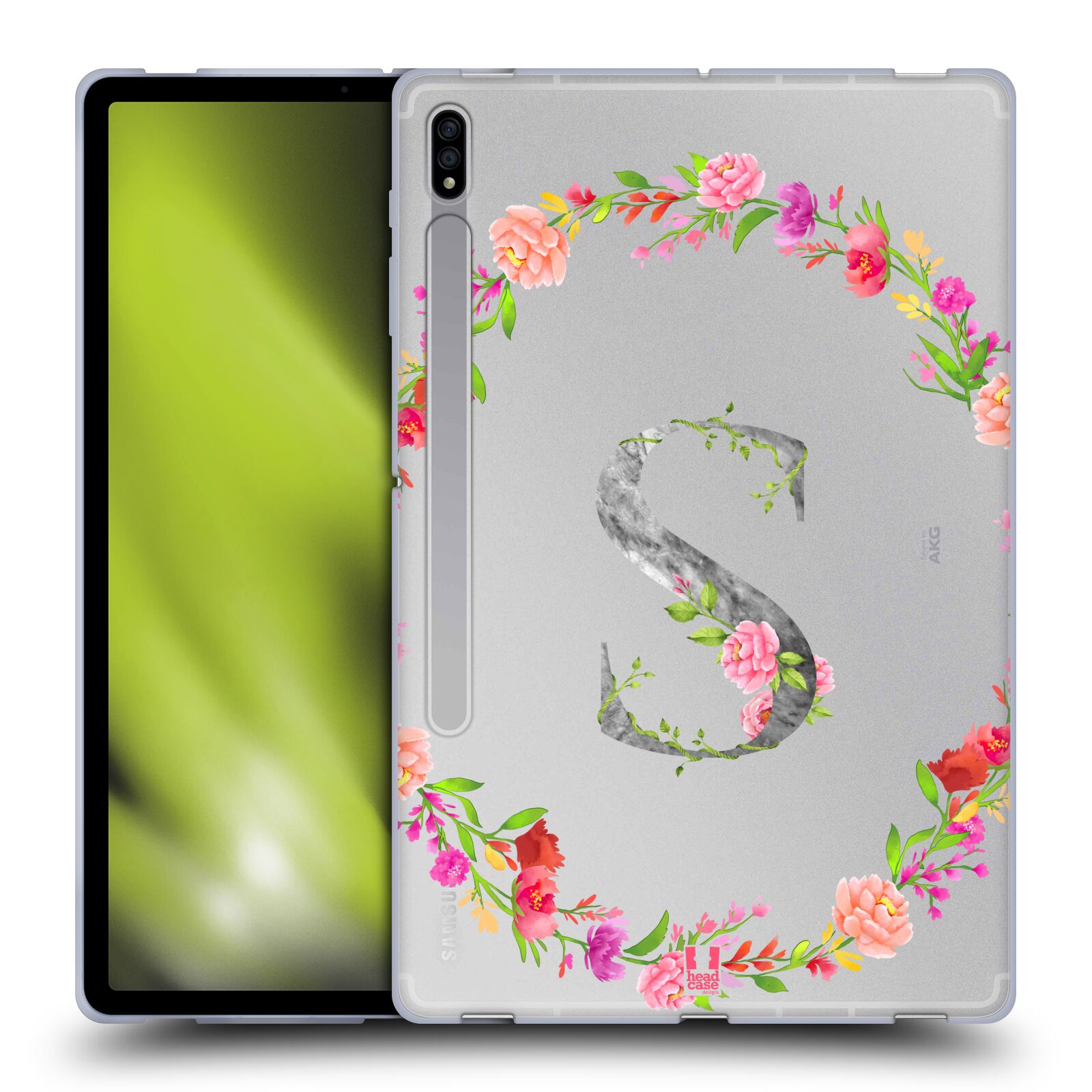 HEAD CASE DESIGNS DECORATIVE INITIALS 2 SOFT GEL CASE FOR SAMSUNG TABLETS 1 - 第 12/19 張圖片