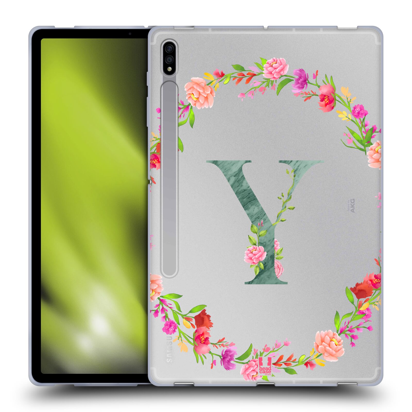 HEAD CASE DESIGNS DECORATIVE INITIALS 2 SOFT GEL CASE FOR SAMSUNG TABLETS 1 - 第 18/19 張圖片