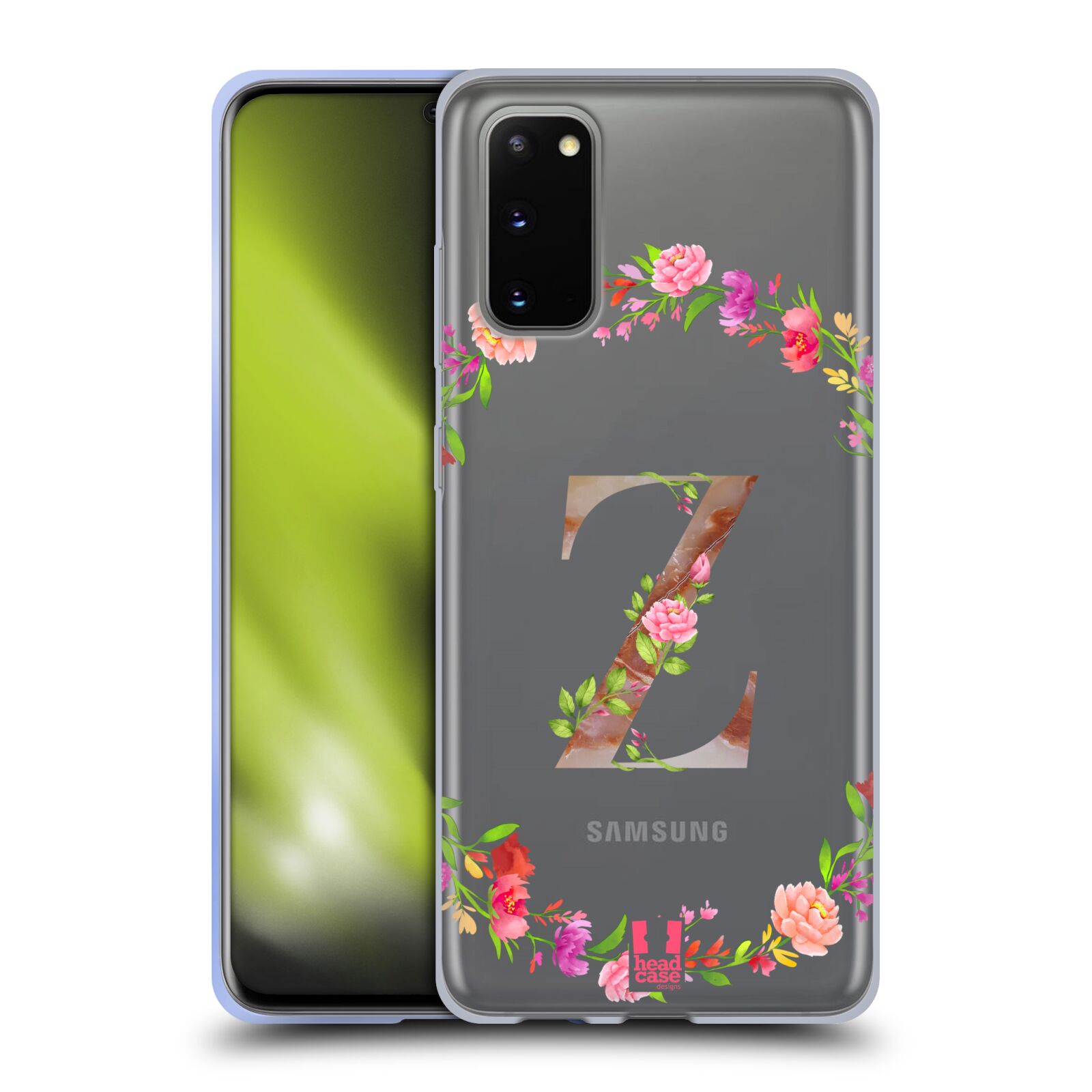 HEAD CASE DESIGNS DECORATIVE INITIALS 2 SOFT GEL CASE FOR SAMSUNG PHONES 1 - Picture 19 of 19