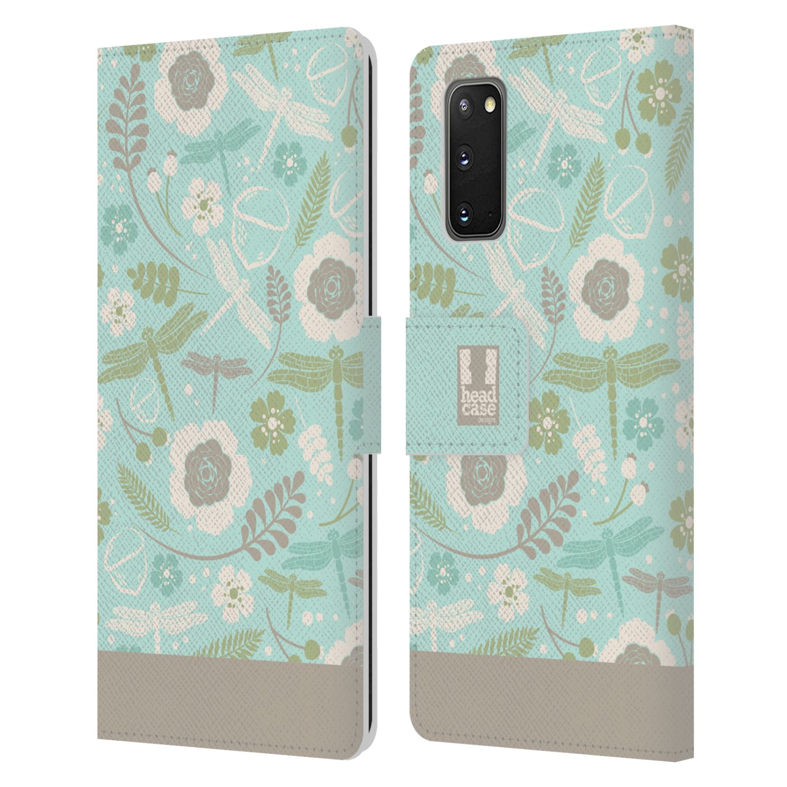 HEAD CASE DESIGNS DRAGONFLIES LEATHER BOOK WALLET CASE FOR SAMSUNG PHONES 1 - Picture 8 of 9