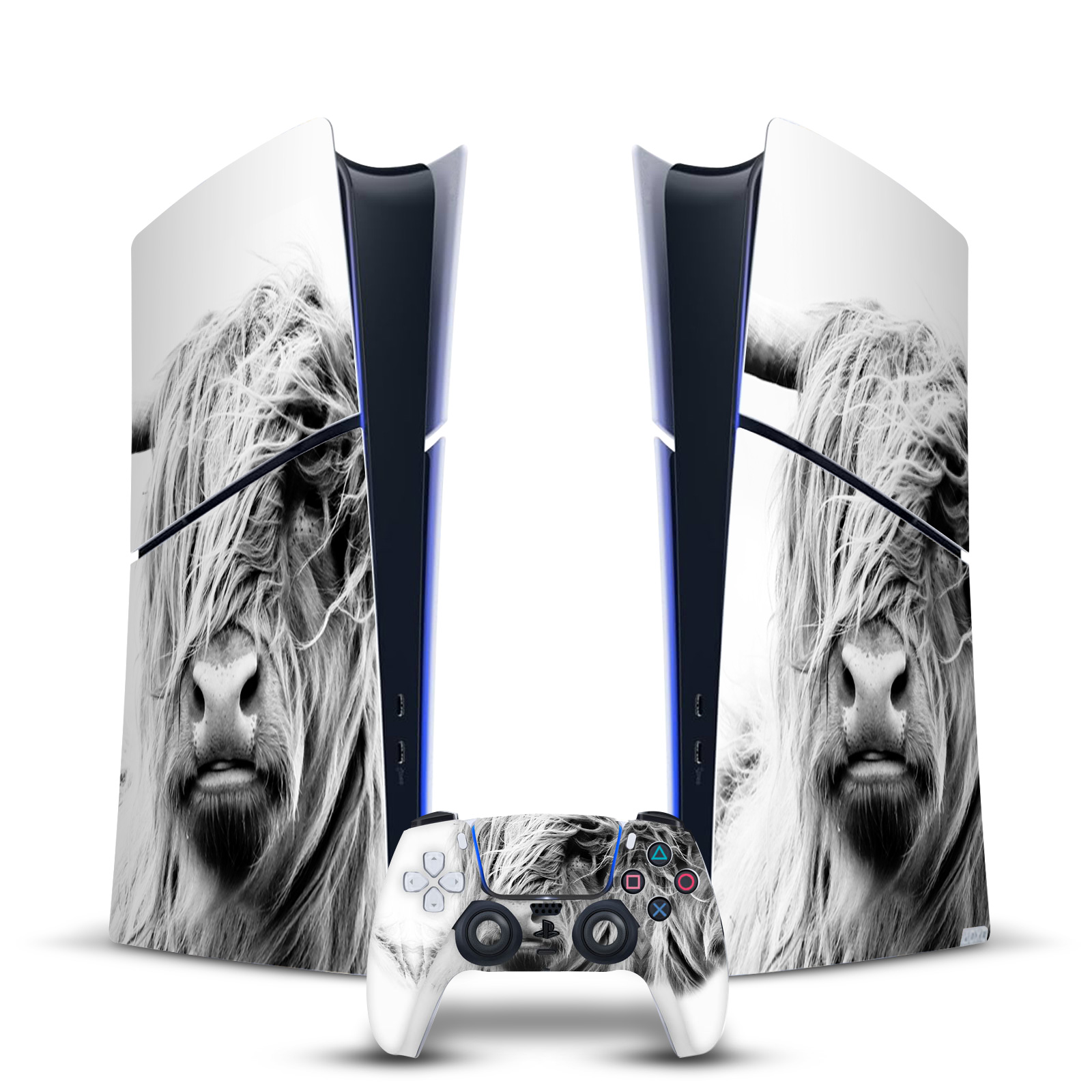 OFFICIAL DORIT FUHG ART MIX VINYL SKIN FOR PS5 SLIM DIGITAL CONSOLE & CONTROLLER