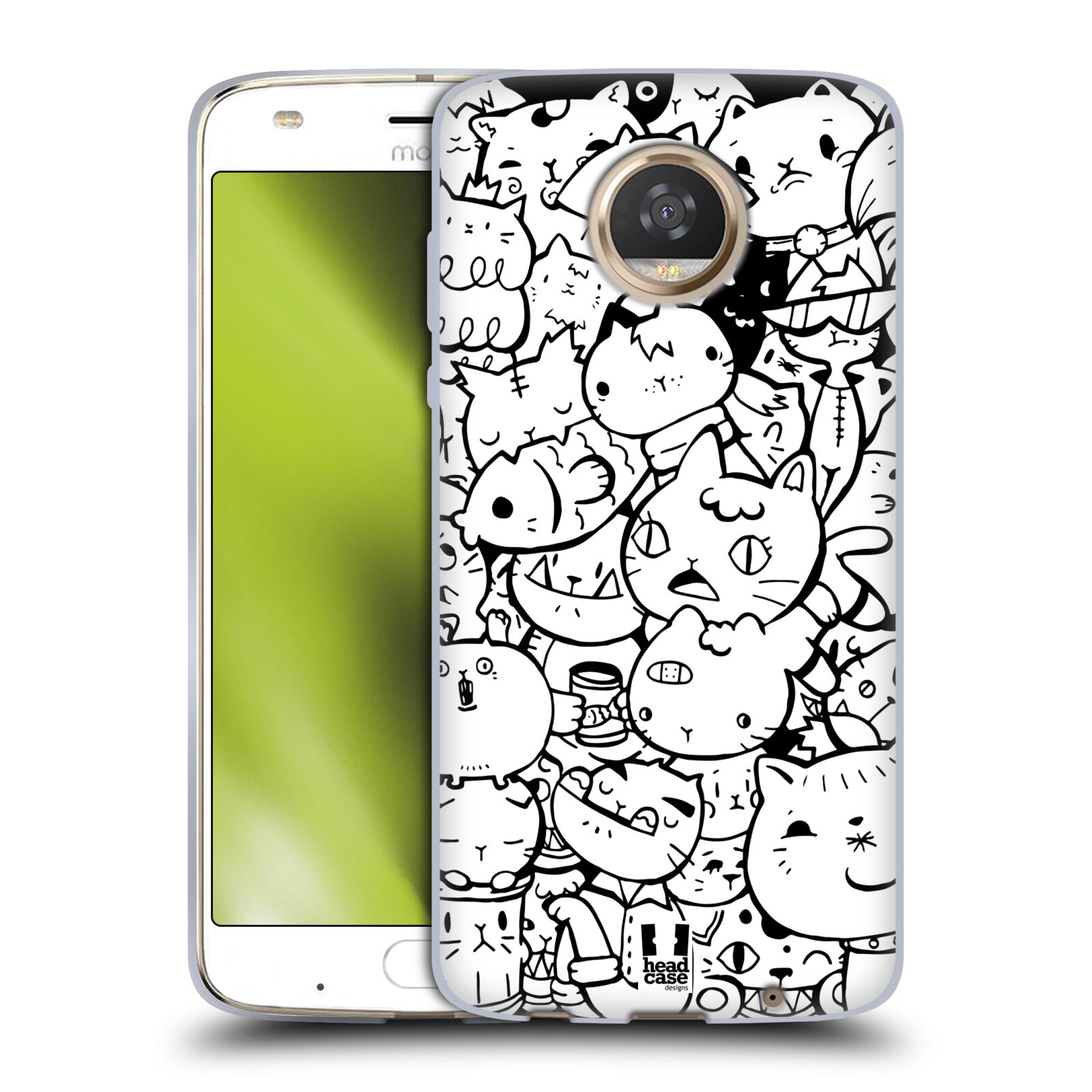 HEAD CASE DESIGNS DOODLE GALORE SOFT GEL CASE FOR MOTOROLA PHONES - Picture 8 of 11