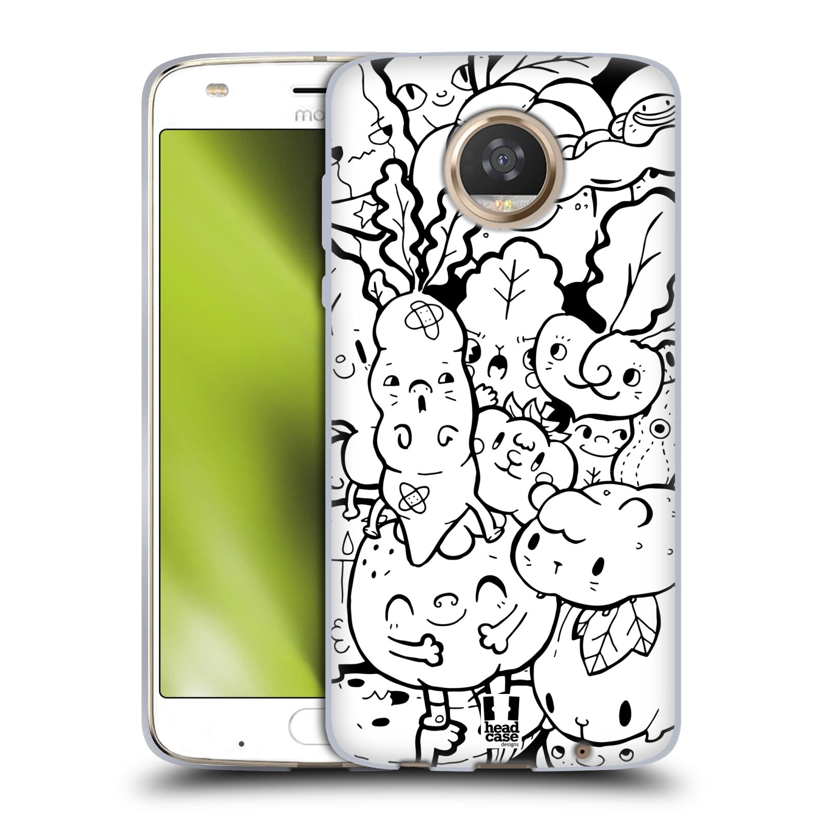 HEAD CASE DESIGNS DOODLE GALORE SOFT GEL CASE FOR MOTOROLA PHONES - Picture 11 of 11