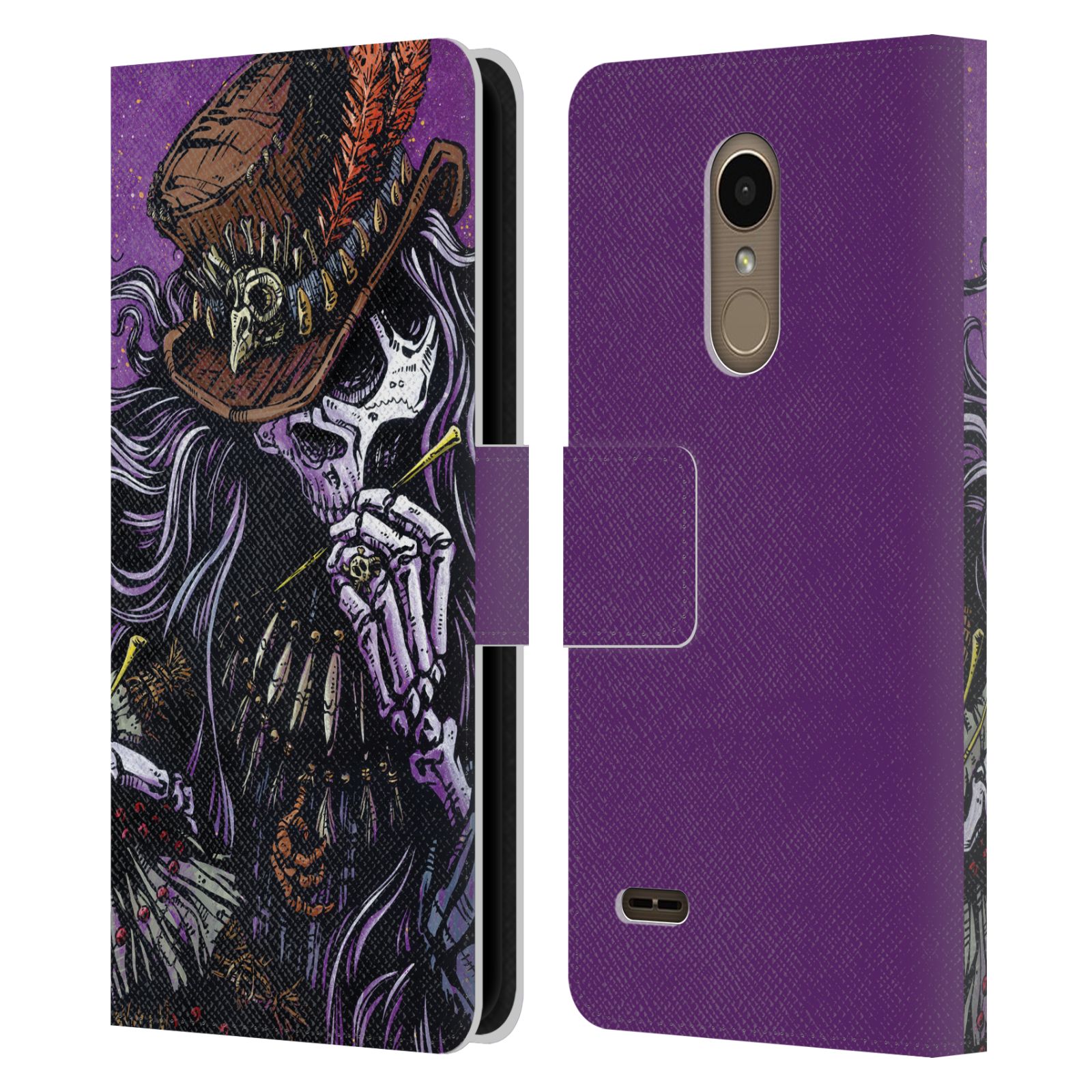FUNDA BILLETERA OFICIAL DAVID LOZEAU COLORIDA CUERO GRUNGE LIBRO PARA TELÉFONOS LG 1 - Imagen 7 de 7