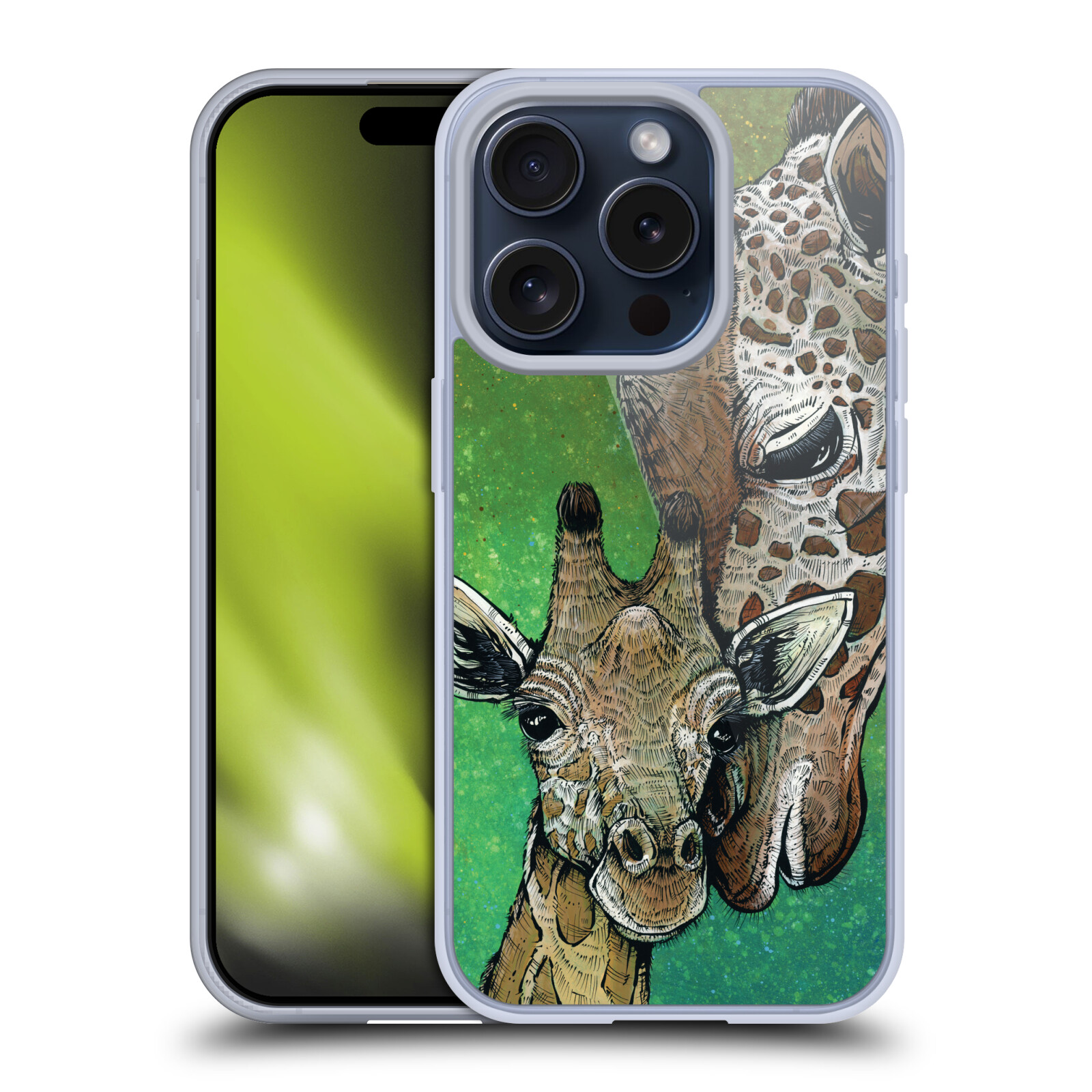 DAVID LOZEAU ARTE COLORATA CUSTODIA COVER MORBIDA IN GEL PER APPLE iPHONE PHONES - Foto 6 di 11