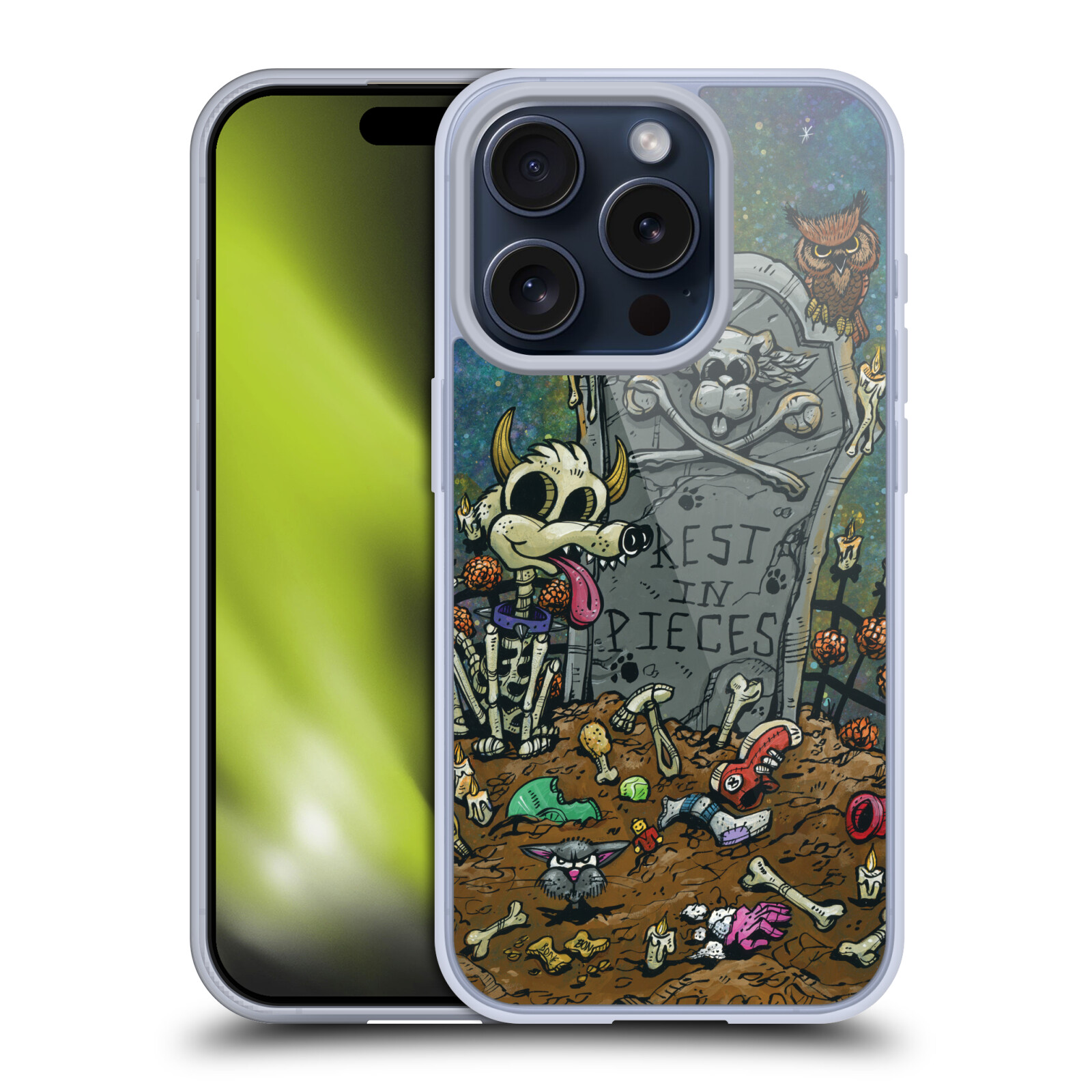 DAVID LOZEAU ARTE COLORATA CUSTODIA COVER MORBIDA IN GEL PER APPLE iPHONE PHONES - Foto 2 di 11