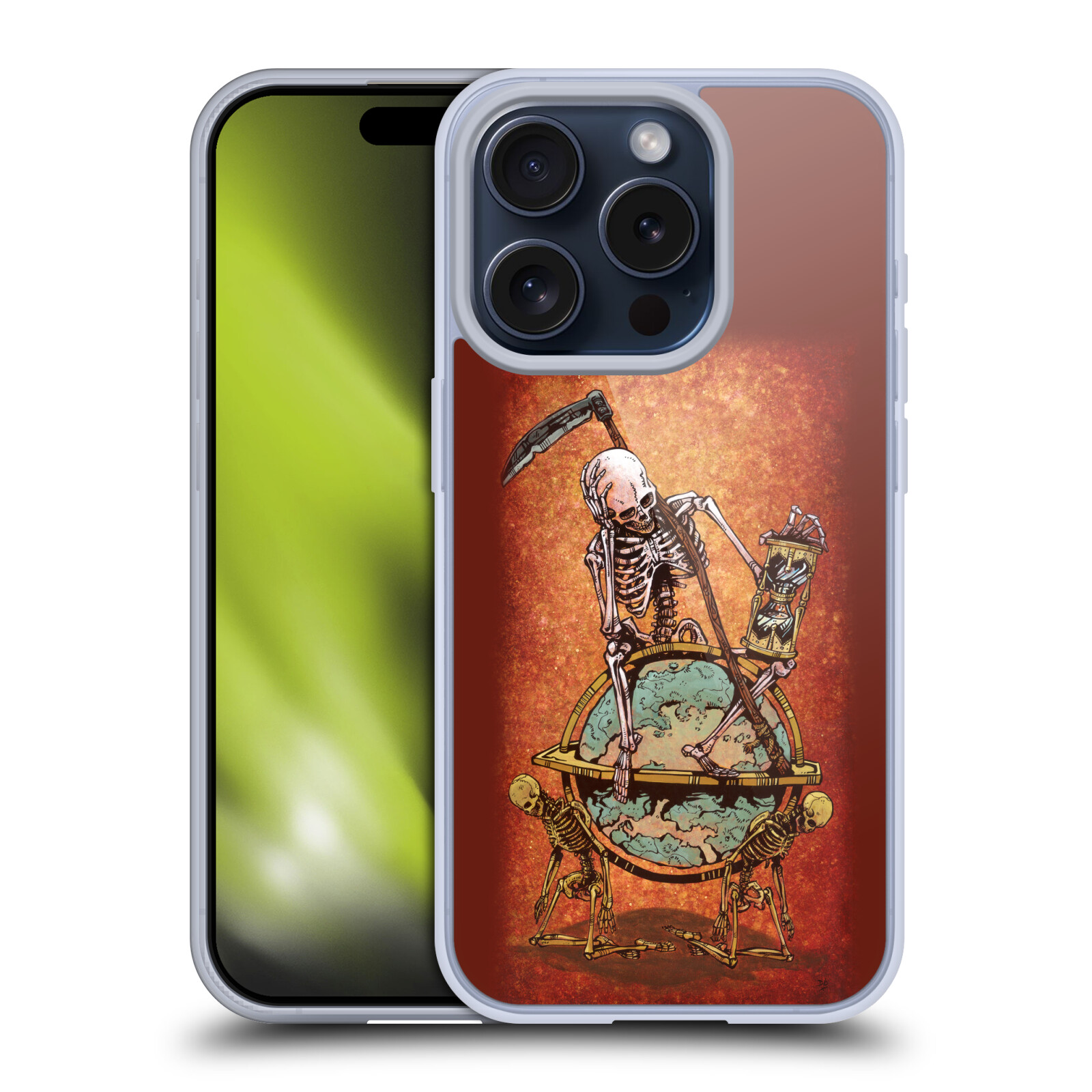 DAVID LOZEAU ARTE COLORATA CUSTODIA COVER MORBIDA IN GEL PER APPLE iPHONE PHONES - Foto 8 di 11