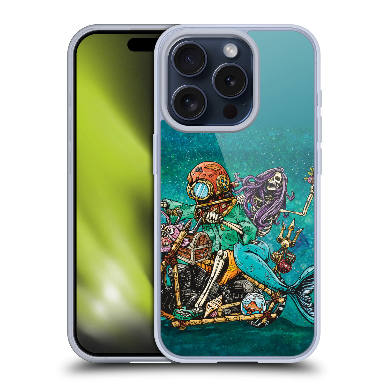 DAVID LOZEAU ARTE COLORATA CUSTODIA COVER MORBIDA IN GEL PER APPLE iPHONE PHONES - Foto 10 di 11