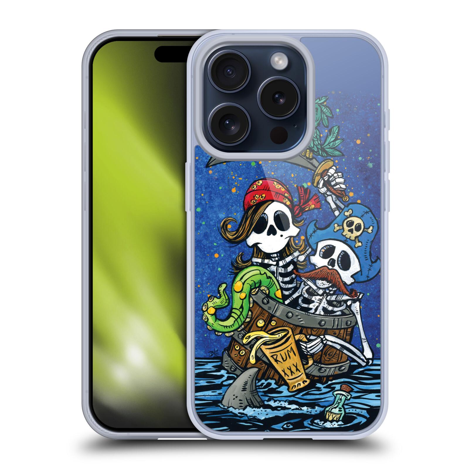 DAVID LOZEAU ARTE COLORATA CUSTODIA COVER MORBIDA IN GEL PER APPLE iPHONE PHONES - Foto 3 di 11