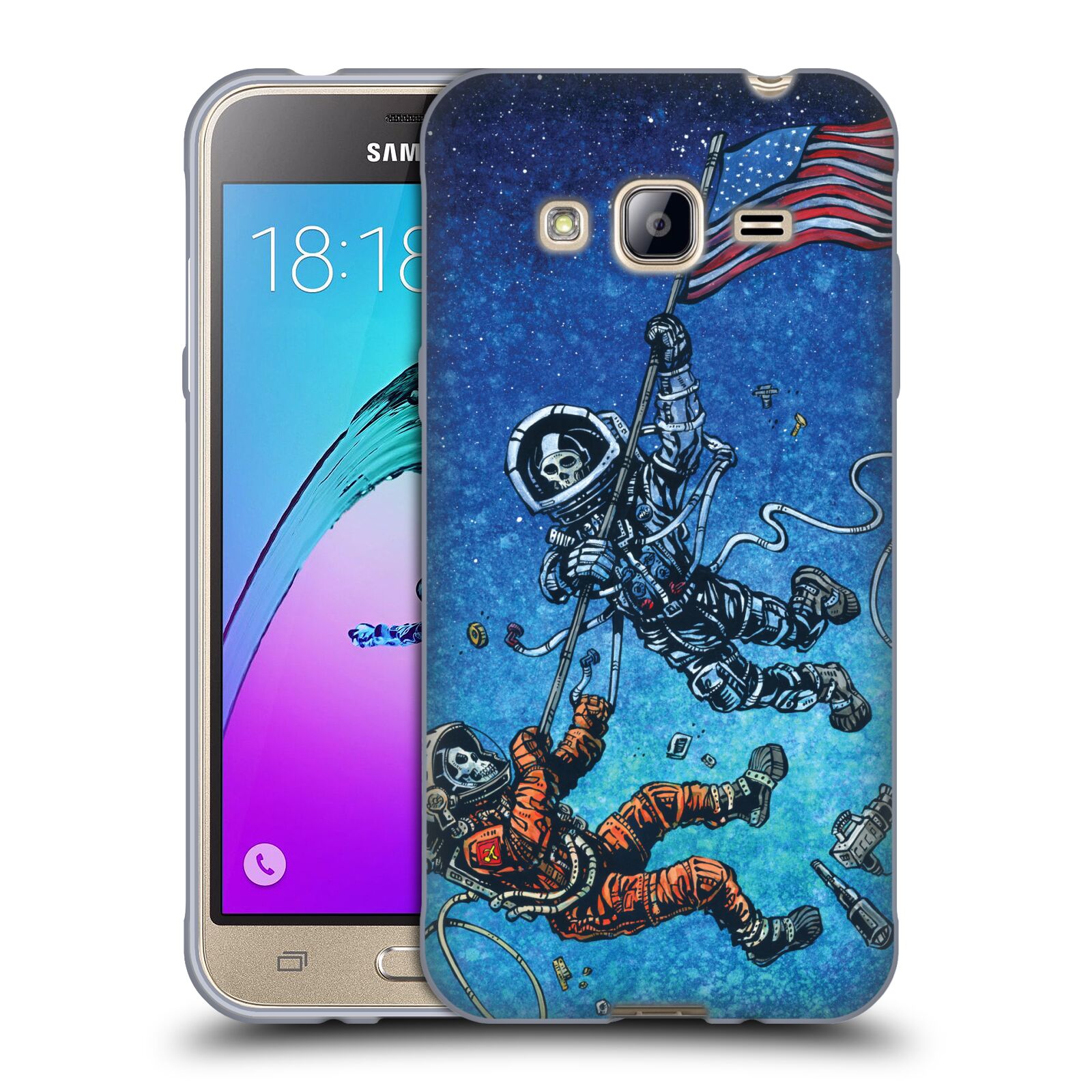 OFFICIAL DAVID LOZEAU SKELETON GRUNGE SOFT GEL CASE FOR SAMSUNG PHONES 3 - Picture 8 of 14