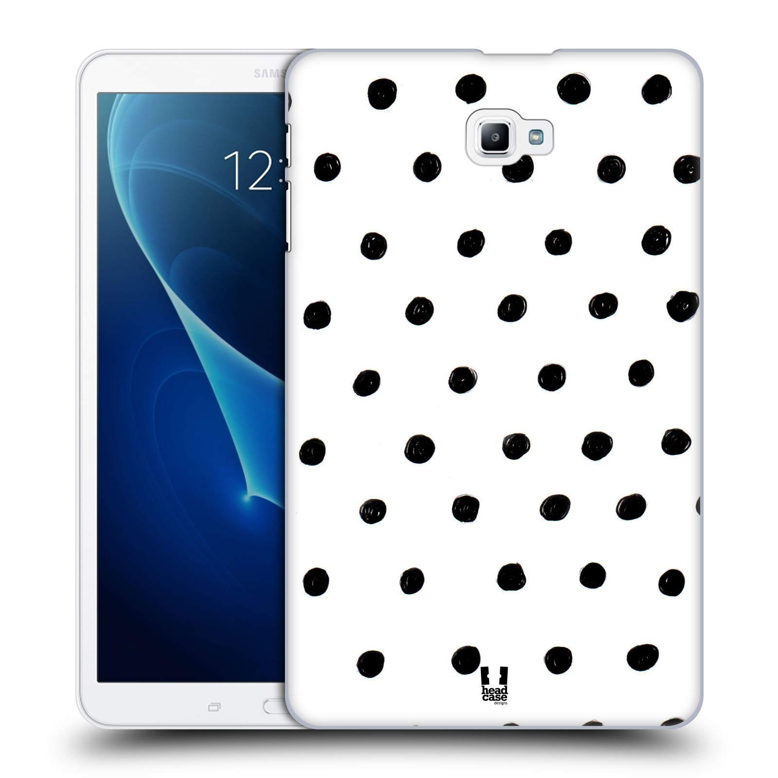 HEAD CASE DESIGNS BNW DOODLE HARD BACK CASE & WALLPAPER FOR SAMSUNG TABLETS 1 - Picture 11 of 16