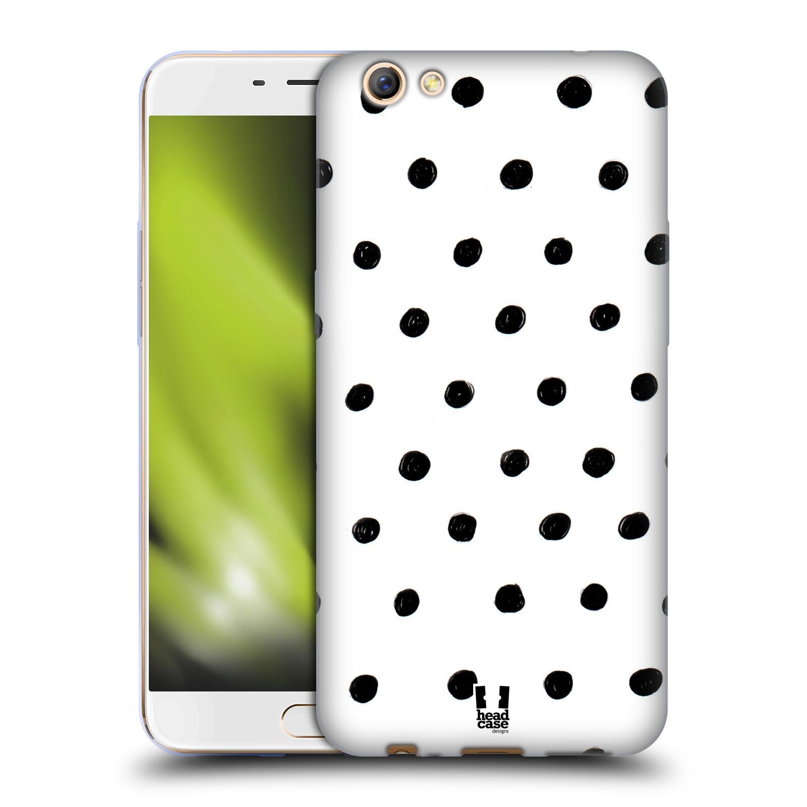 FUNDA HEAD CASE DESIGNS CON PATRONES DE DOODLE BLANCO Y NEGRO PARA TELÉFONOS OPPO - Imagen 10 de 15