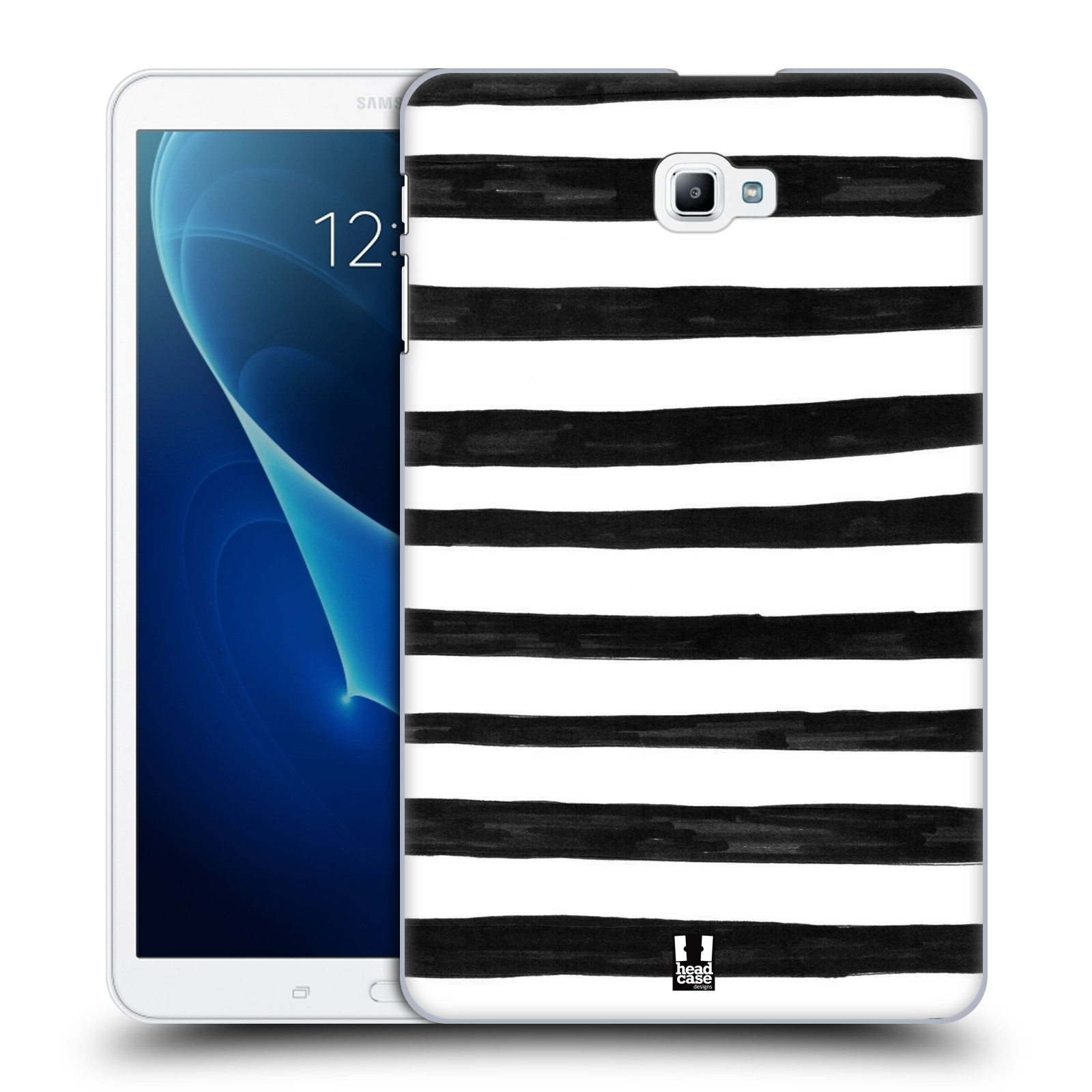 HEAD CASE DESIGNS BNW DOODLE HARD BACK CASE & WALLPAPER FOR SAMSUNG TABLETS 1 - Picture 13 of 16