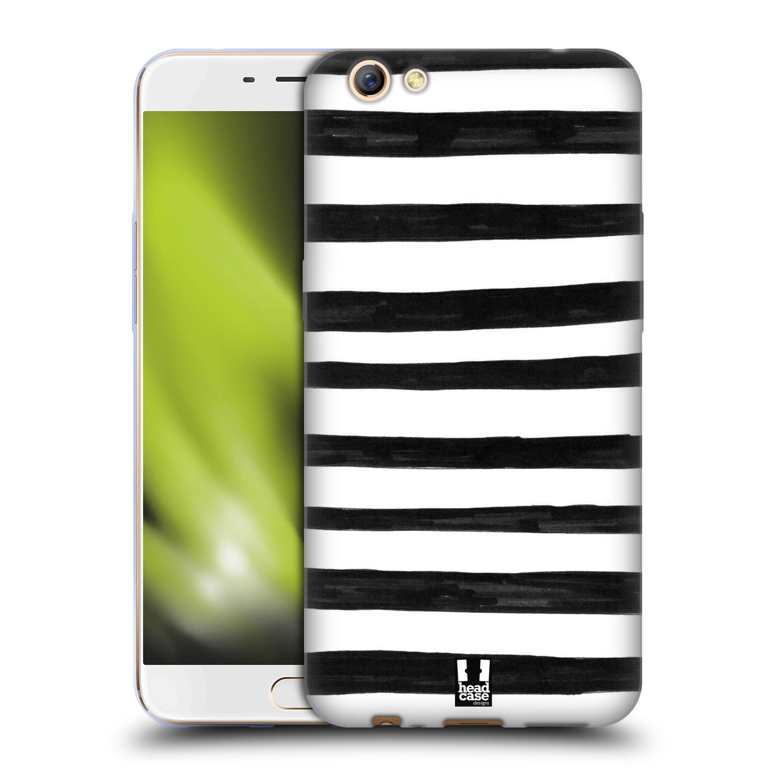 FUNDA HEAD CASE DESIGNS CON PATRONES DE DOODLE BLANCO Y NEGRO PARA TELÉFONOS OPPO - Imagen 12 de 15