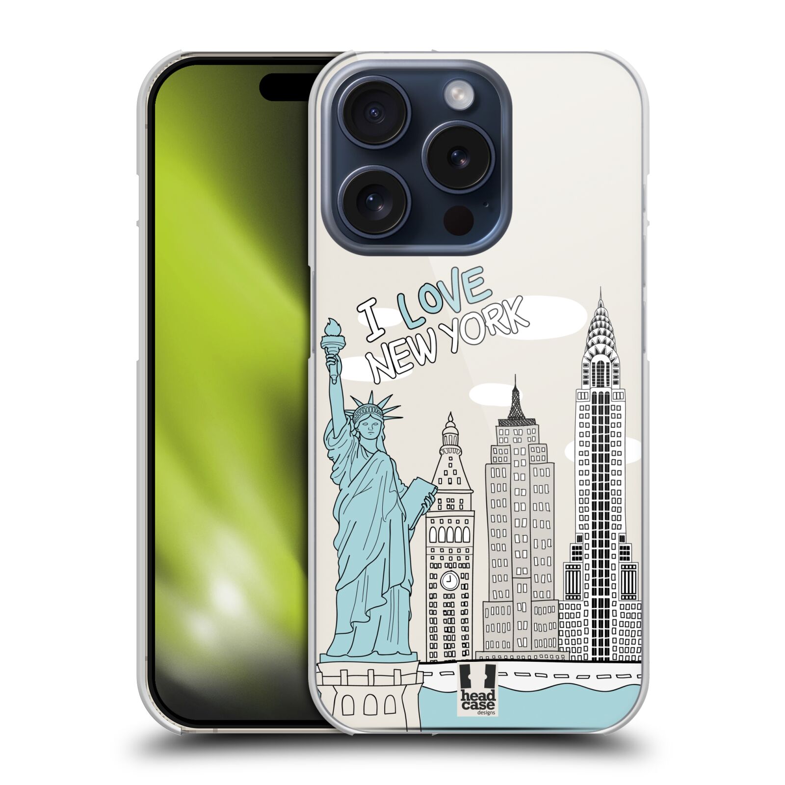 HEAD CASE DESIGNS DOODLE CITIES HARD BACK CASE FOR APPLE iPHONE PHONES - Picture 9 of 10