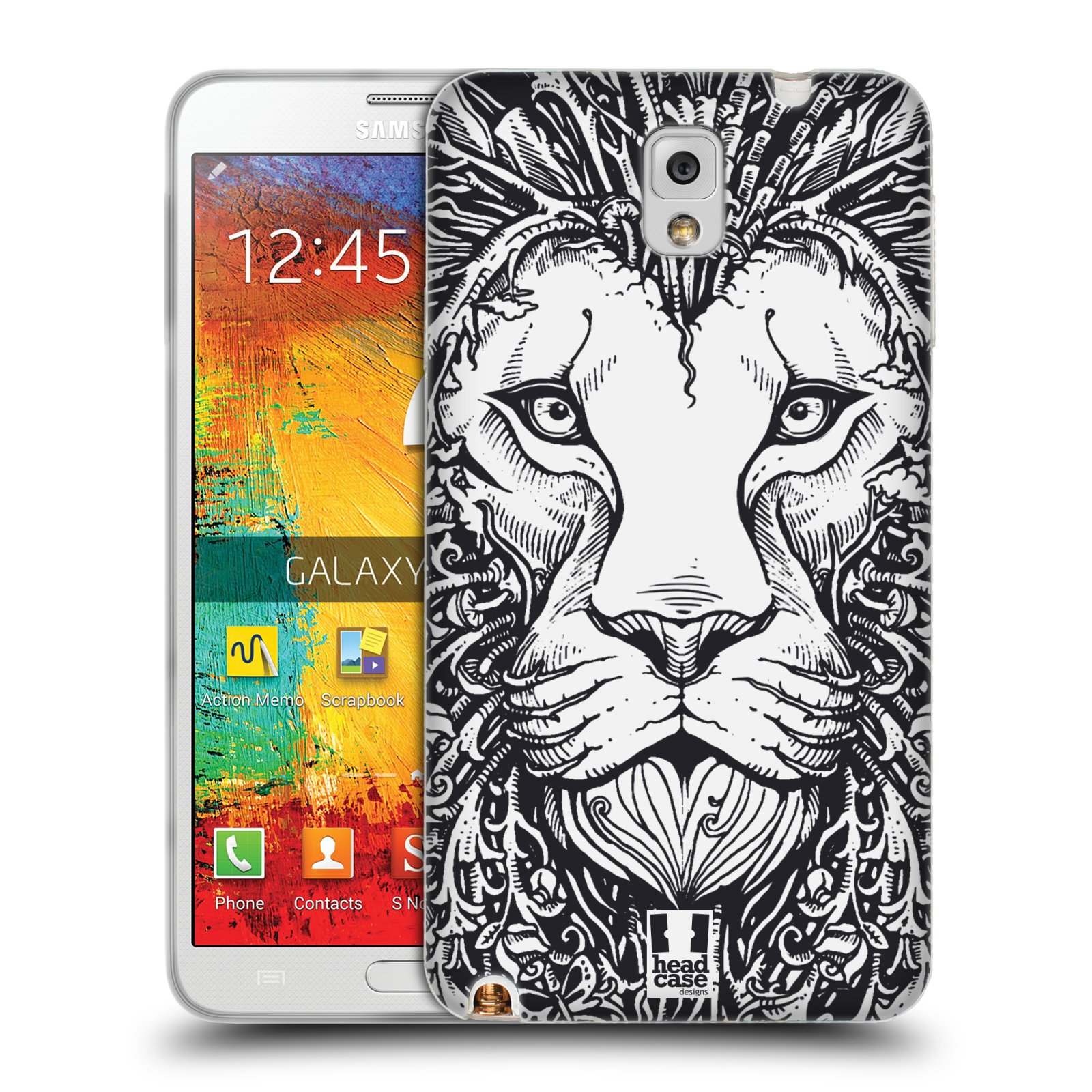 HEAD CASE DESIGNS DOODLE ANIMAL FACES SOFT GEL CASE FOR SAMSUNG PHONES 2