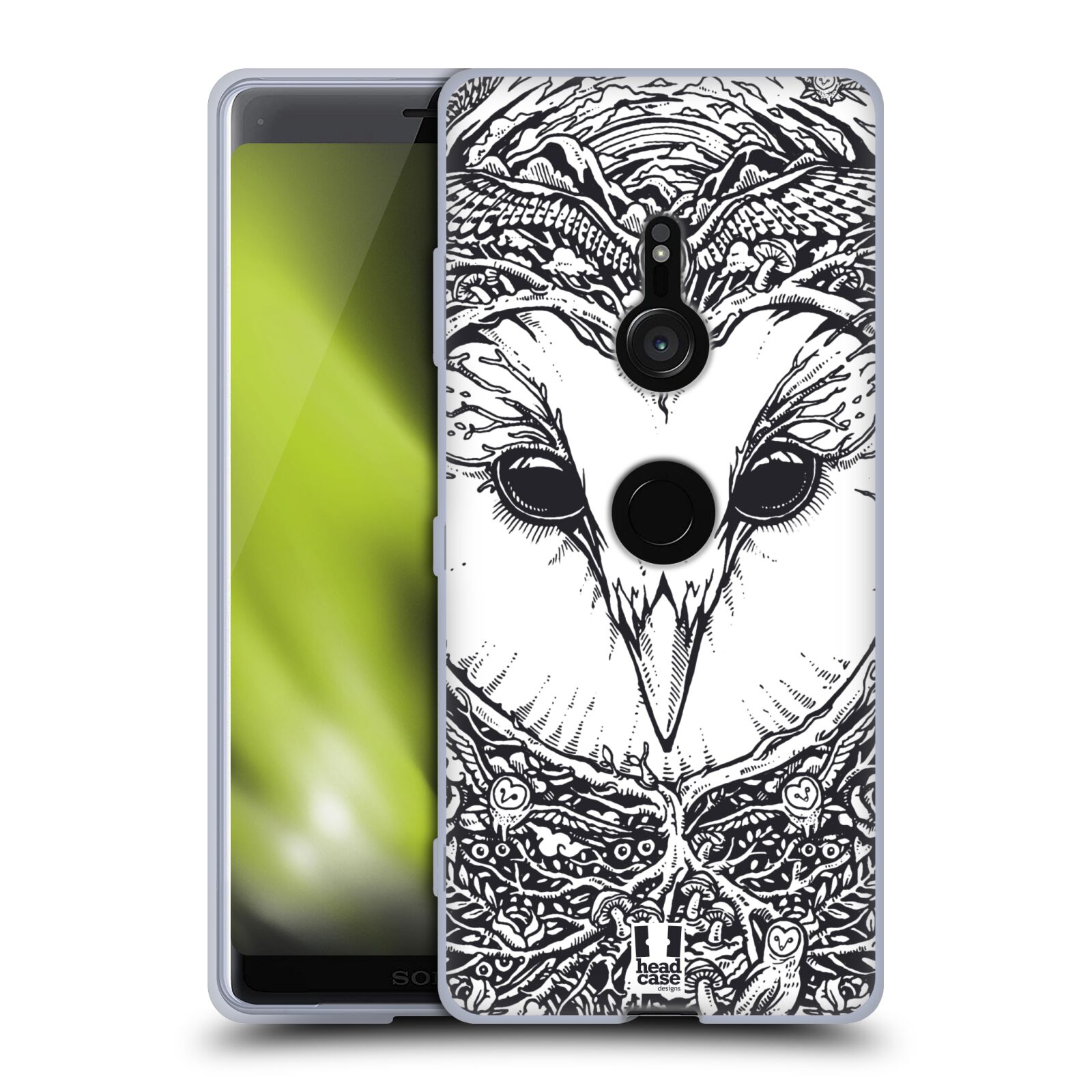 HEAD CASE DESIGNS DOODLE ANIMAL FACES SOFT GEL CASE FOR SONY PHONES 1 - Picture 9 of 10