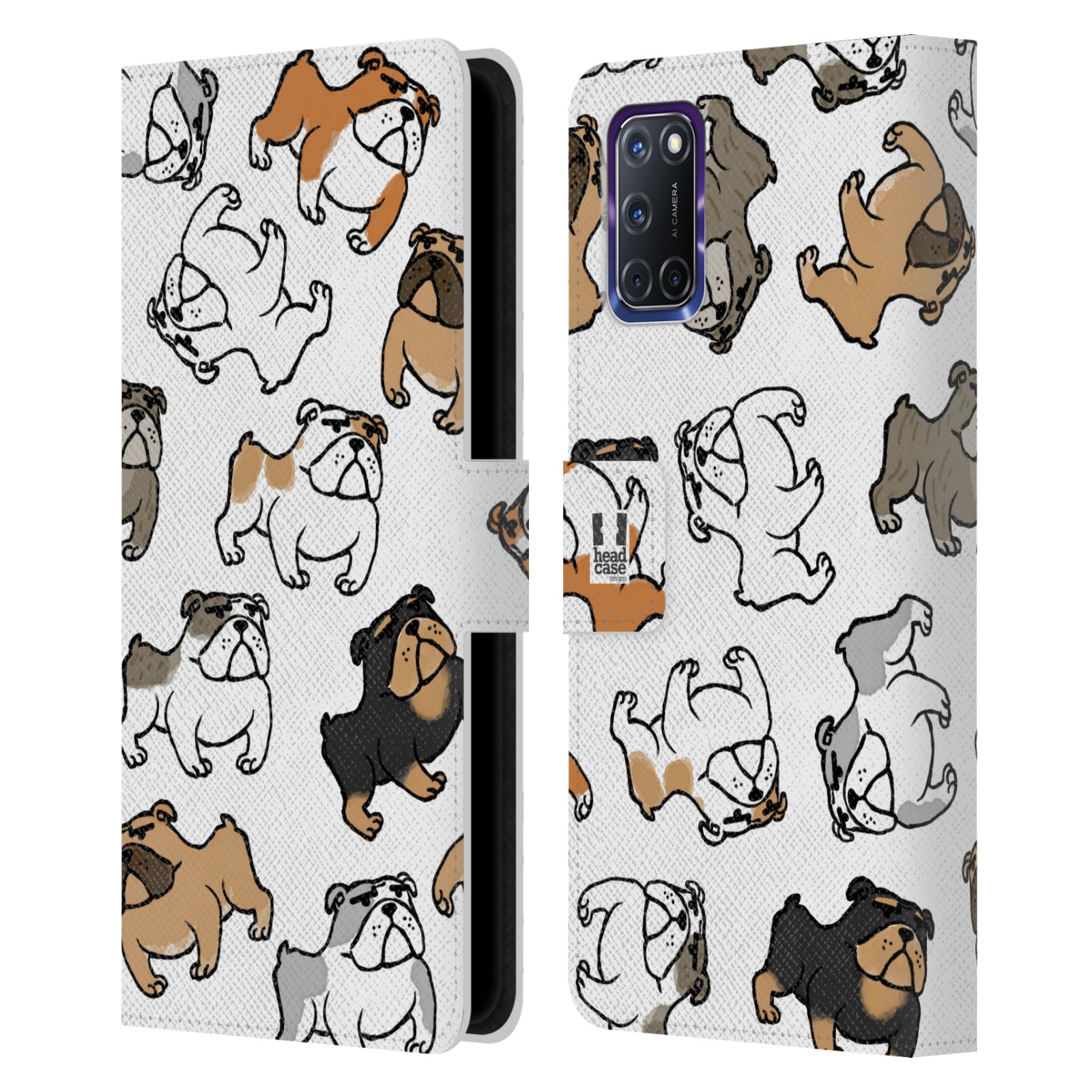 FUNDA HEAD CASE CON DIBUJO DE CUERO PARA LIBROS Y FONDO DE PANTALLA HEAD CASE CON PATRONES DE RAZA PERRO - Imagen 8 de 16