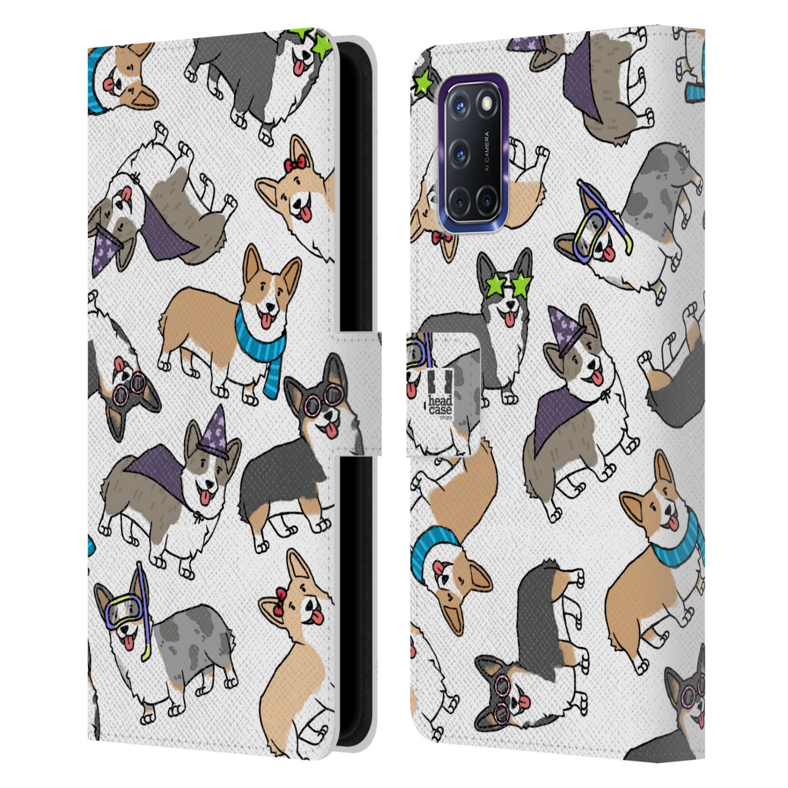 FUNDA HEAD CASE CON DIBUJO DE CUERO PARA LIBROS Y FONDO DE PANTALLA HEAD CASE CON PATRONES DE RAZA PERRO - Imagen 11 de 16