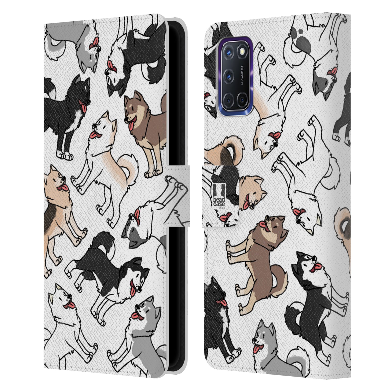 FUNDA HEAD CASE CON DIBUJO DE CUERO PARA LIBROS Y FONDO DE PANTALLA HEAD CASE CON PATRONES DE RAZA PERRO - Imagen 16 de 16