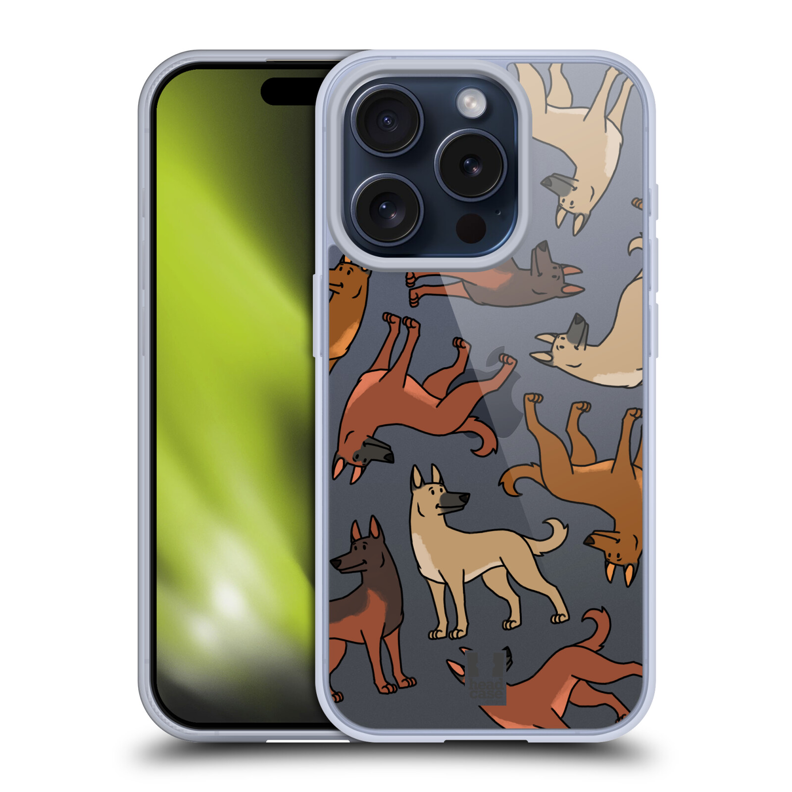 HEAD CASE DOG BREED PATTERNS 10 GEL CASE & WALLPAPER FOR APPLE iPHONE PHONES - Picture 8 of 15