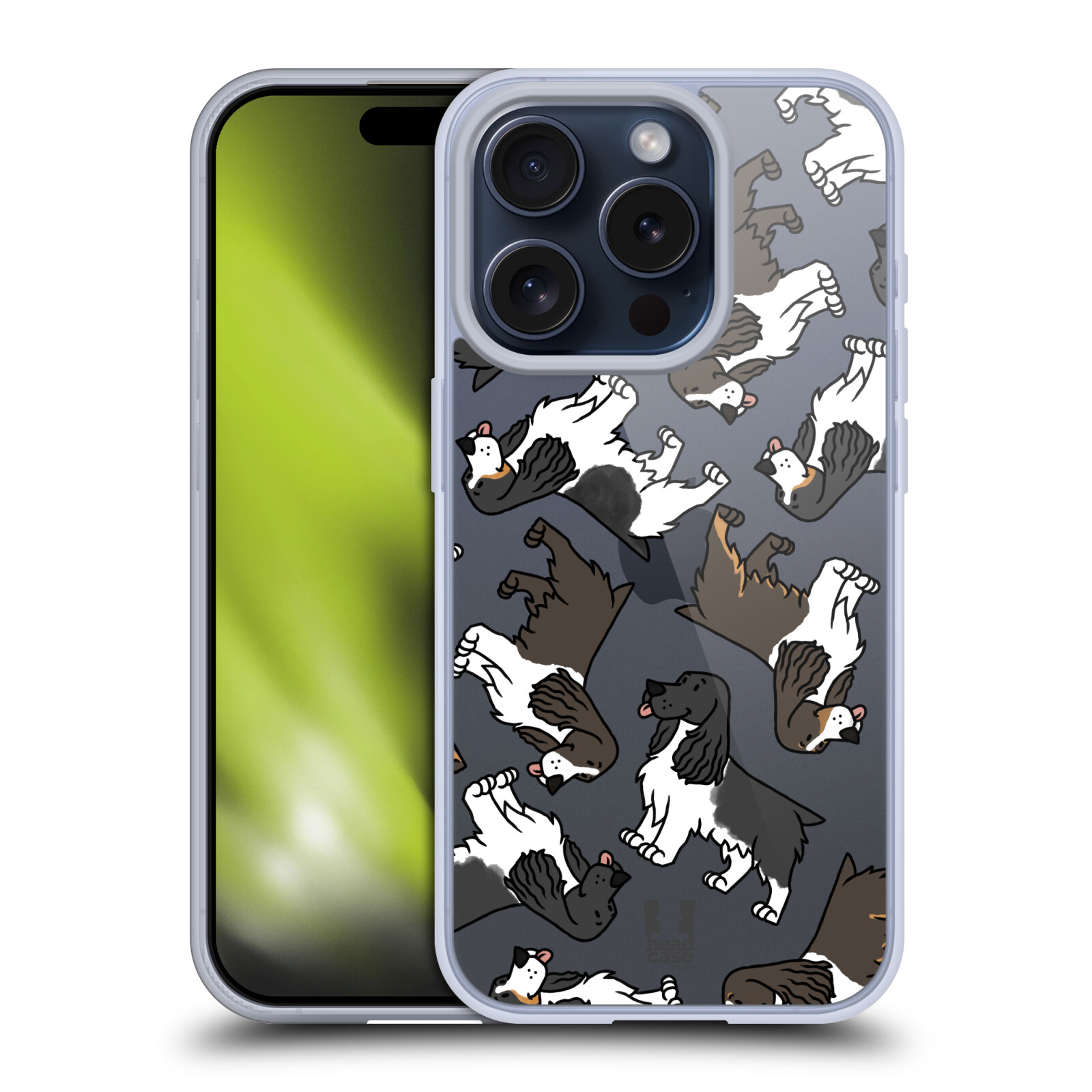 HEAD CASE DOG BREED PATTERNS 10 GEL CASE & WALLPAPER FOR APPLE iPHONE PHONES - Picture 13 of 15