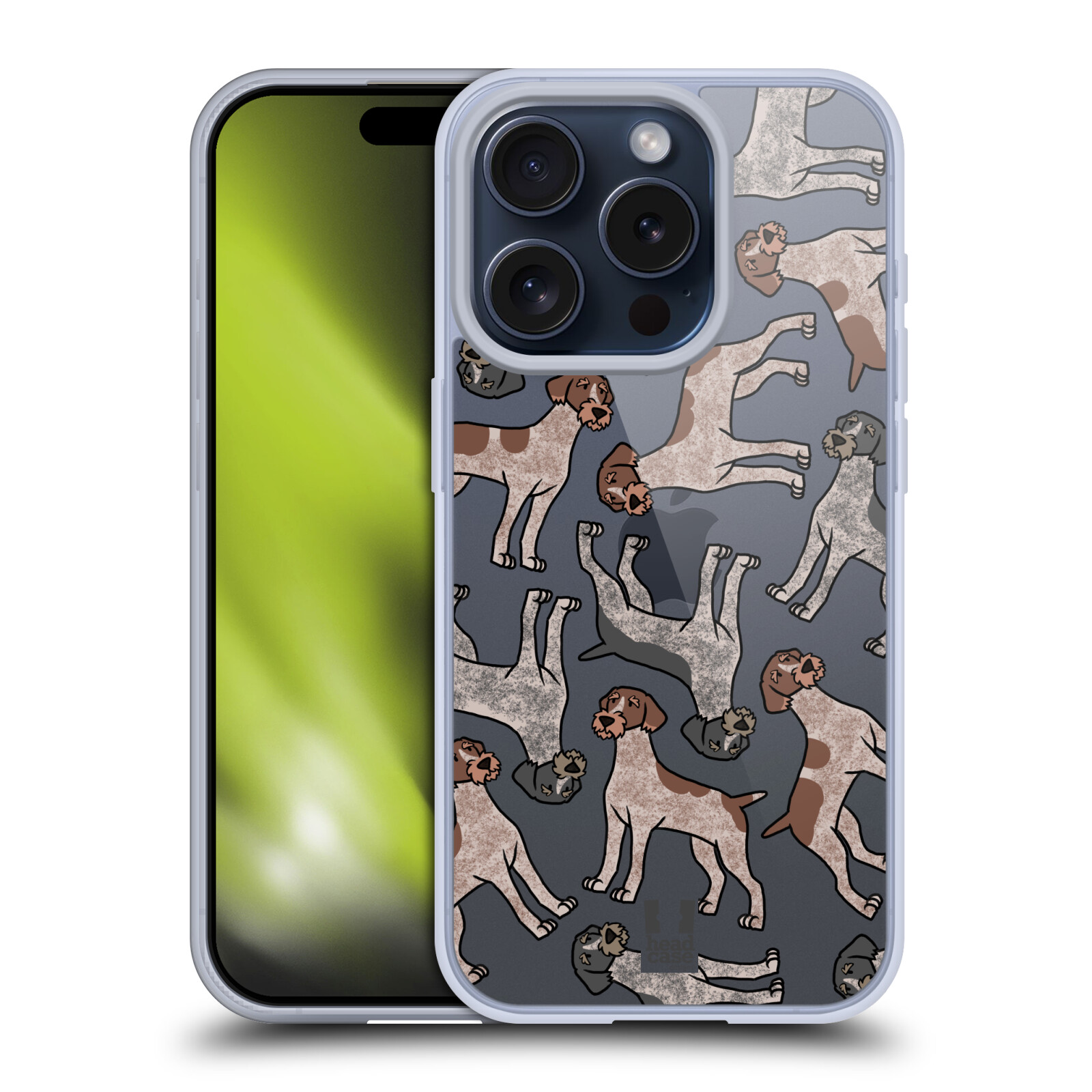 HEAD CASE DOG BREED PATTERNS 10 GEL CASE & WALLPAPER FOR APPLE iPHONE PHONES - Picture 14 of 15