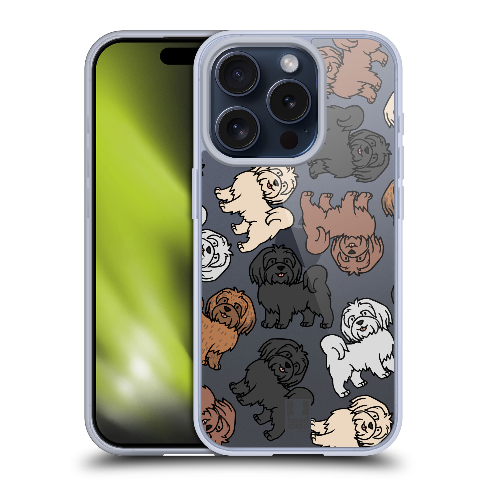HEAD CASE DOG BREED PATTERNS 10 GEL CASE & WALLPAPER FOR APPLE iPHONE PHONES - Picture 15 of 15