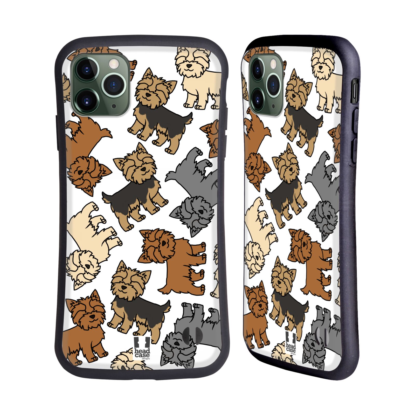 HEAD CASE DOG BREED PATTERNS 12 HYBRID CASE FOR APPLE iPHONES PHONES - Picture 14 of 17