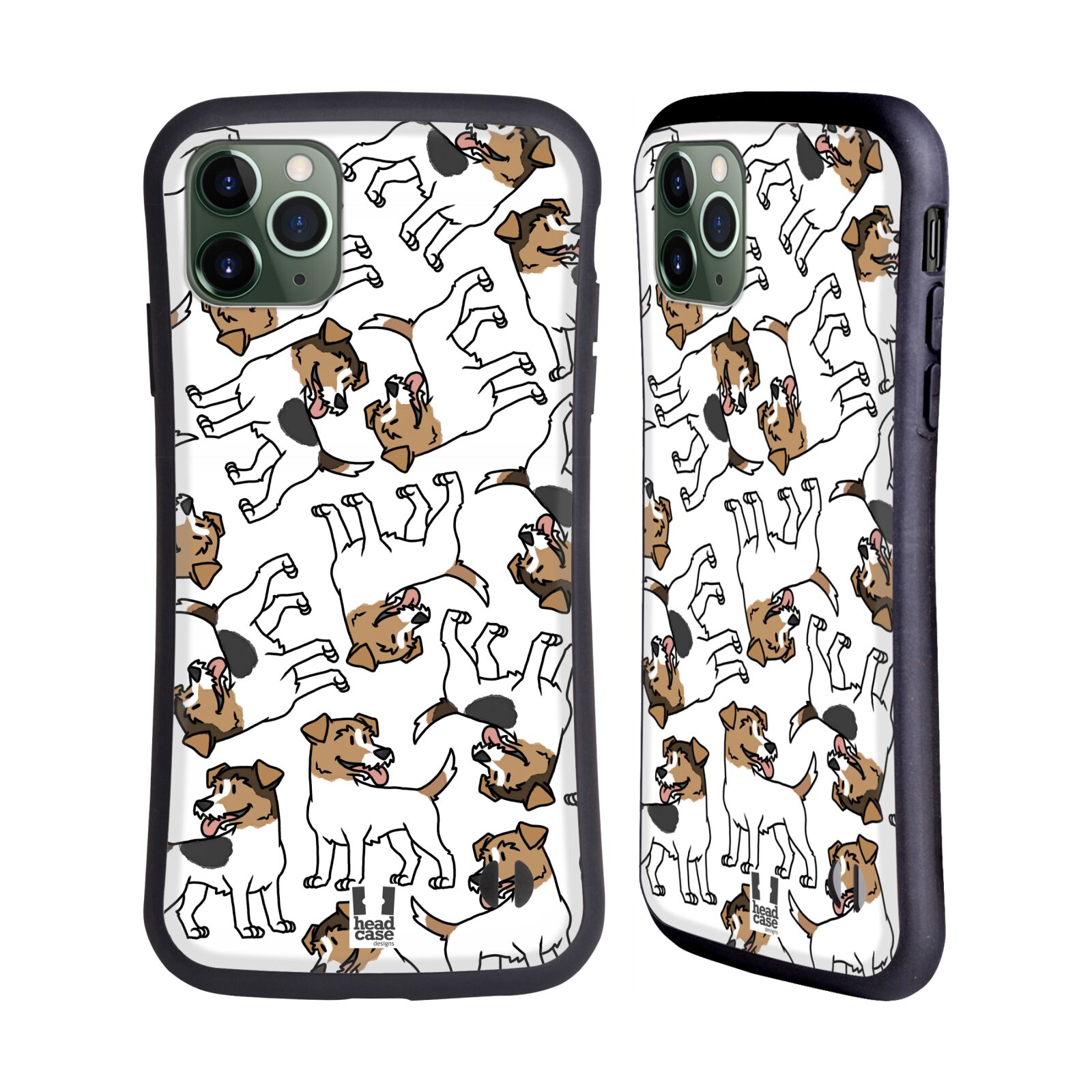 HEAD CASE DOG BREED PATTERNS 12 HYBRID CASE FOR APPLE iPHONES PHONES - Picture 15 of 17