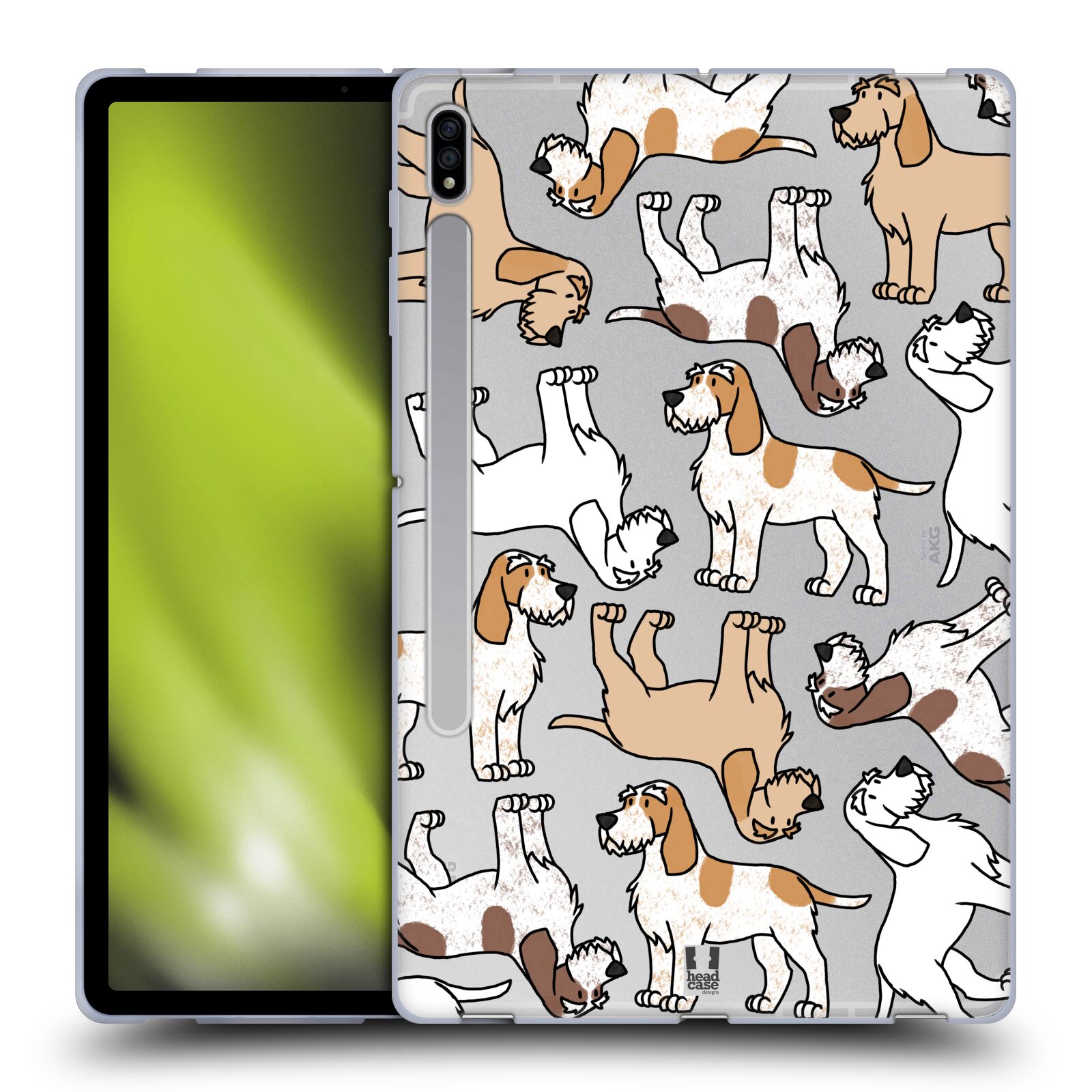 HEAD CASE DESIGNS DOG BREED PATTERNS 12 SOFT GEL CASE FOR SAMSUNG TABLETS 1 - 第 16/17 張圖片
