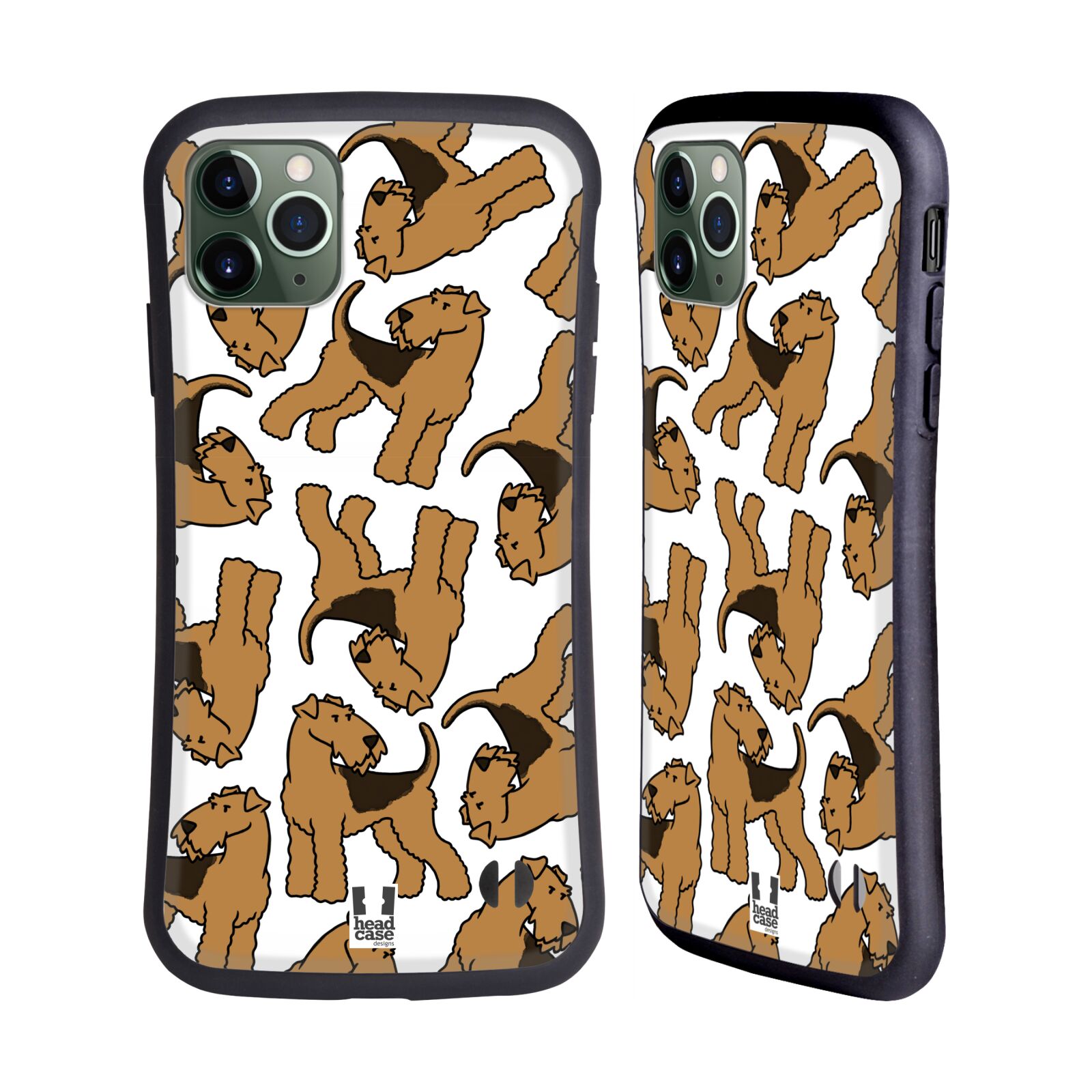HEAD CASE DOG BREED PATTERNS 12 HYBRID CASE FOR APPLE iPHONES PHONES - Picture 17 of 17