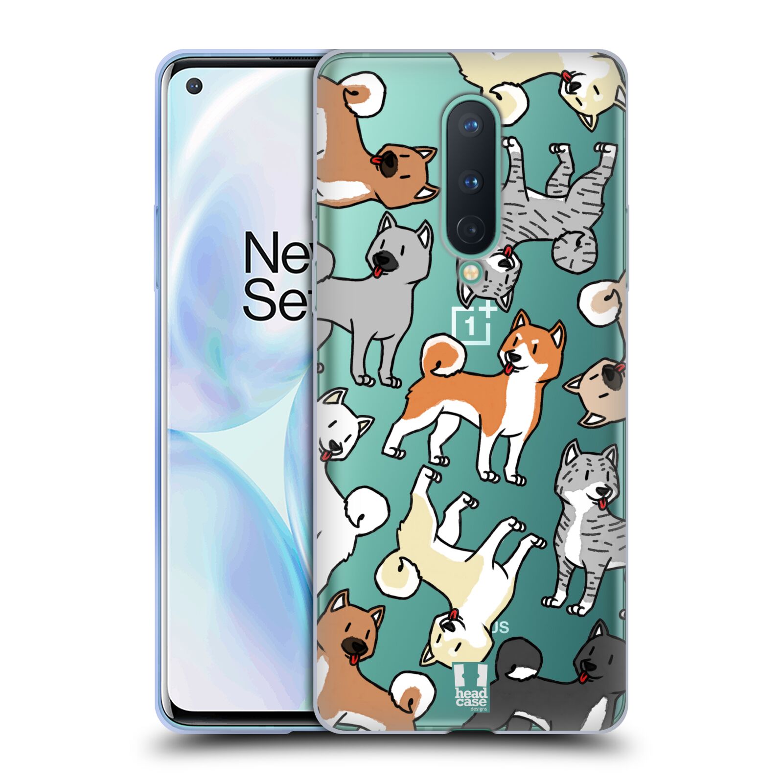 HEAD CASE DESIGNS DOG BREED PATTERNS 2 SOFT GEL CASE FOR GOOGLE ONEPLUS PHONES - Picture 8 of 17
