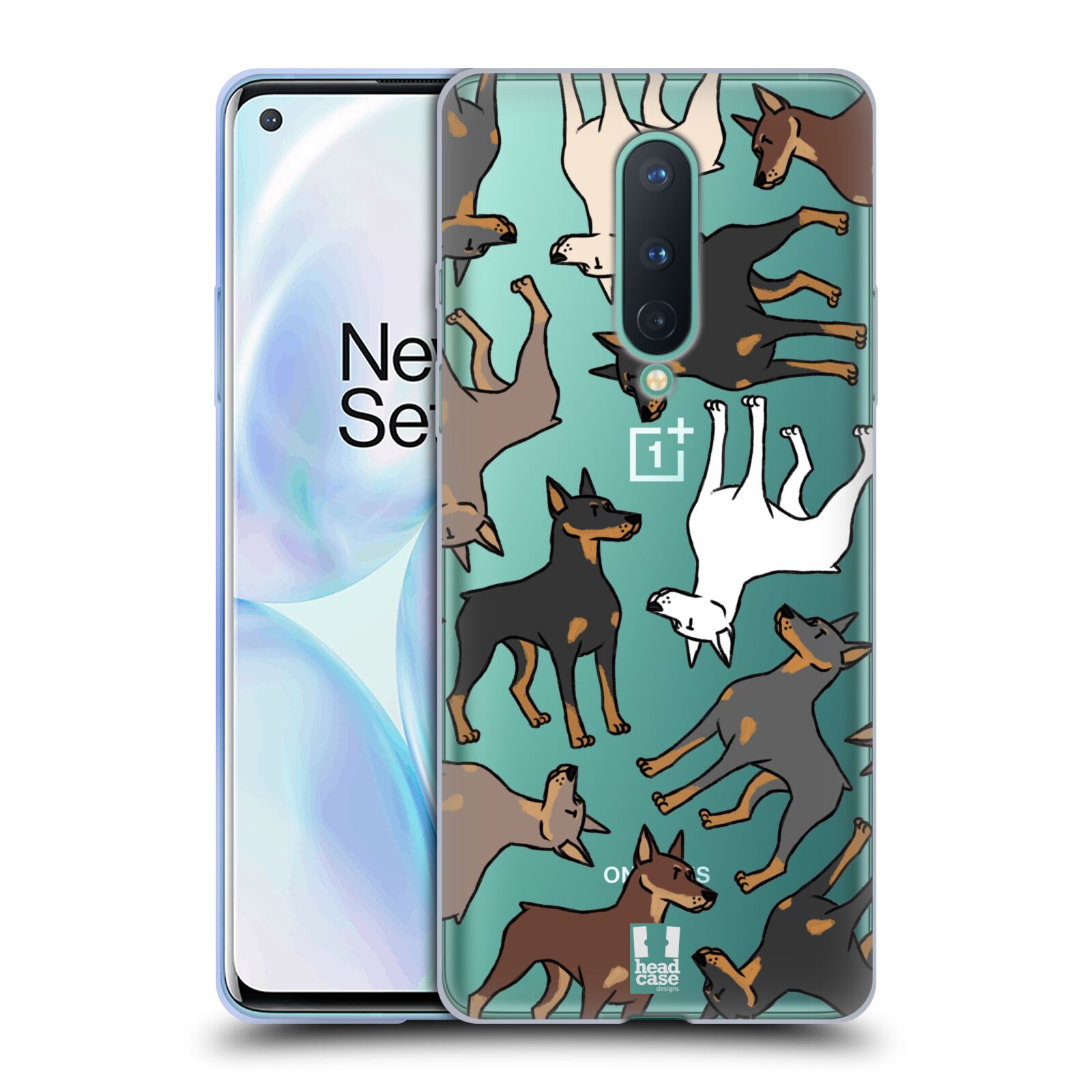 HEAD CASE DESIGNS DOG BREED PATTERNS 2 SOFT GEL CASE FOR GOOGLE ONEPLUS PHONES - Picture 11 of 17