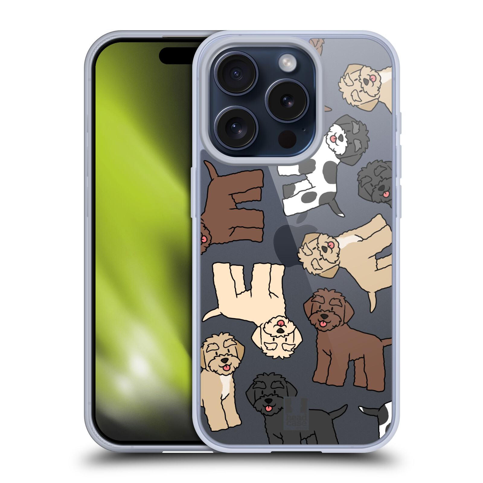 HEAD CASE DOG BREED PATTERNS 20 GEL CASE & WALLPAPER FOR APPLE iPHONE PHONES - Picture 8 of 15