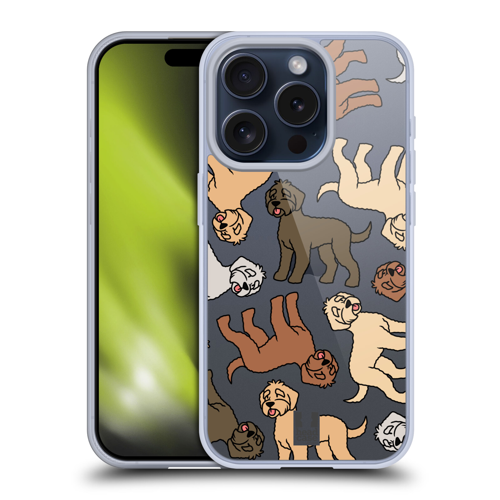 HEAD CASE DOG BREED PATTERNS 20 GEL CASE & WALLPAPER FOR APPLE iPHONE PHONES - Picture 9 of 15