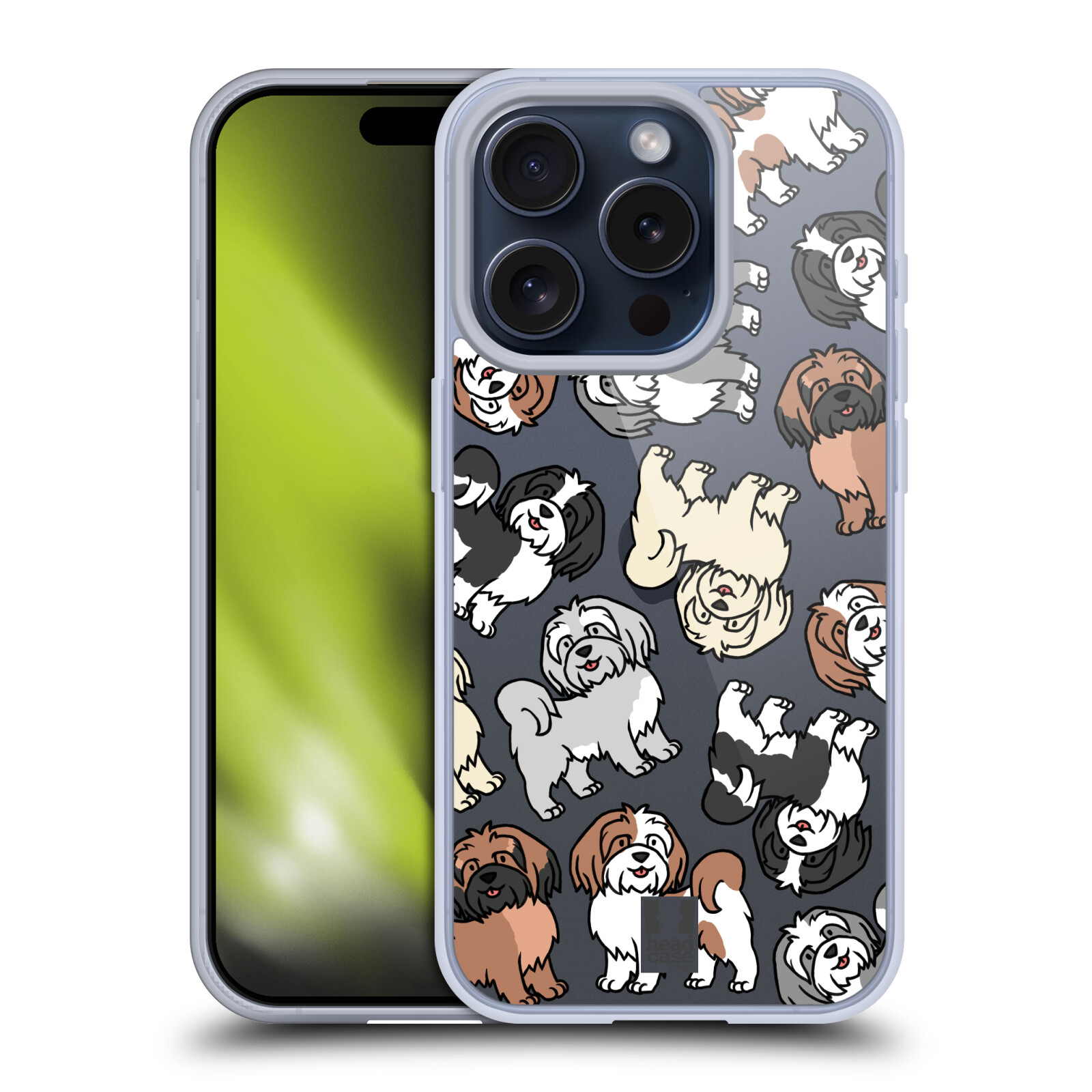 HEAD CASE DOG BREED PATTERNS 20 GEL CASE & WALLPAPER FOR APPLE iPHONE PHONES - Picture 10 of 15
