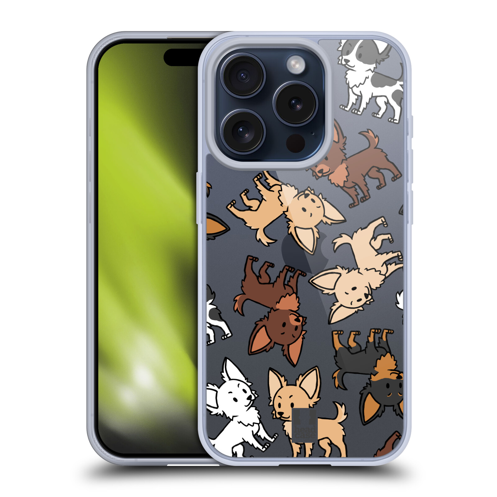 HEAD CASE DOG BREED PATTERNS 20 GEL CASE & WALLPAPER FOR APPLE iPHONE PHONES - Picture 12 of 15