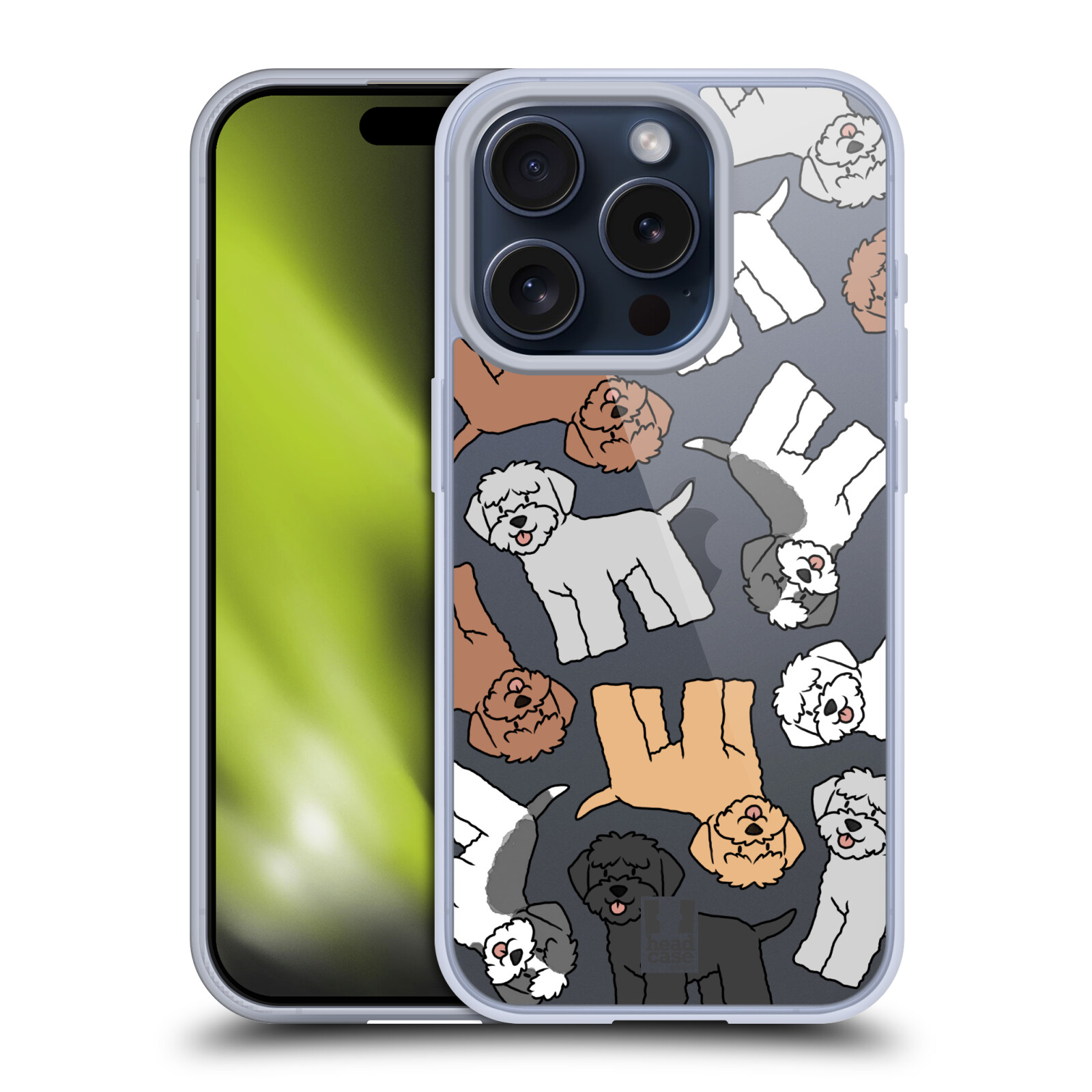 HEAD CASE DOG BREED PATTERNS 20 GEL CASE & WALLPAPER FOR APPLE iPHONE PHONES - Picture 14 of 15