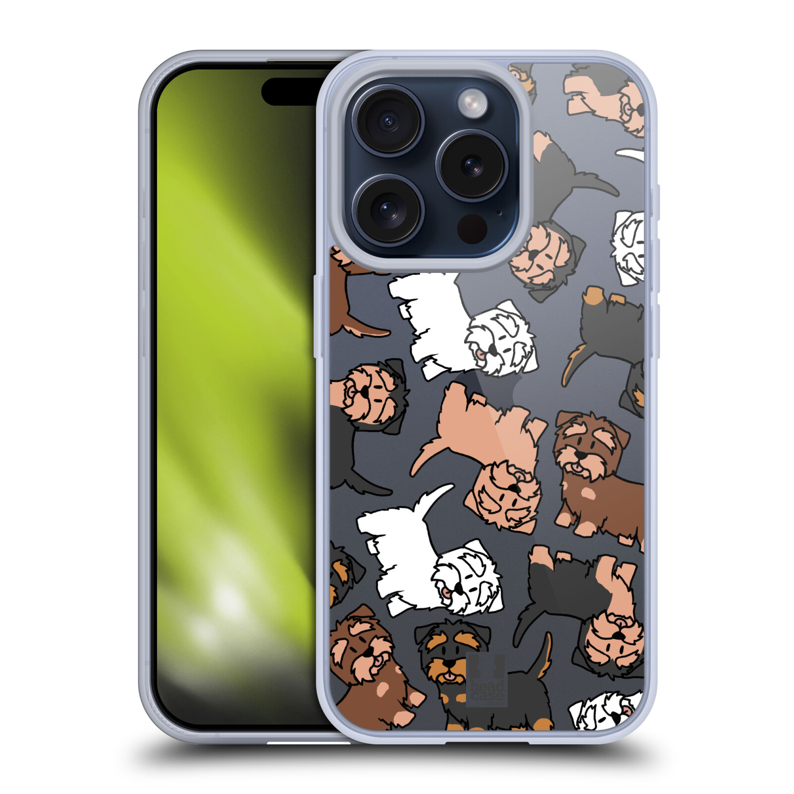 HEAD CASE DOG BREED PATTERNS 20 GEL CASE & WALLPAPER FOR APPLE iPHONE PHONES - Picture 15 of 15