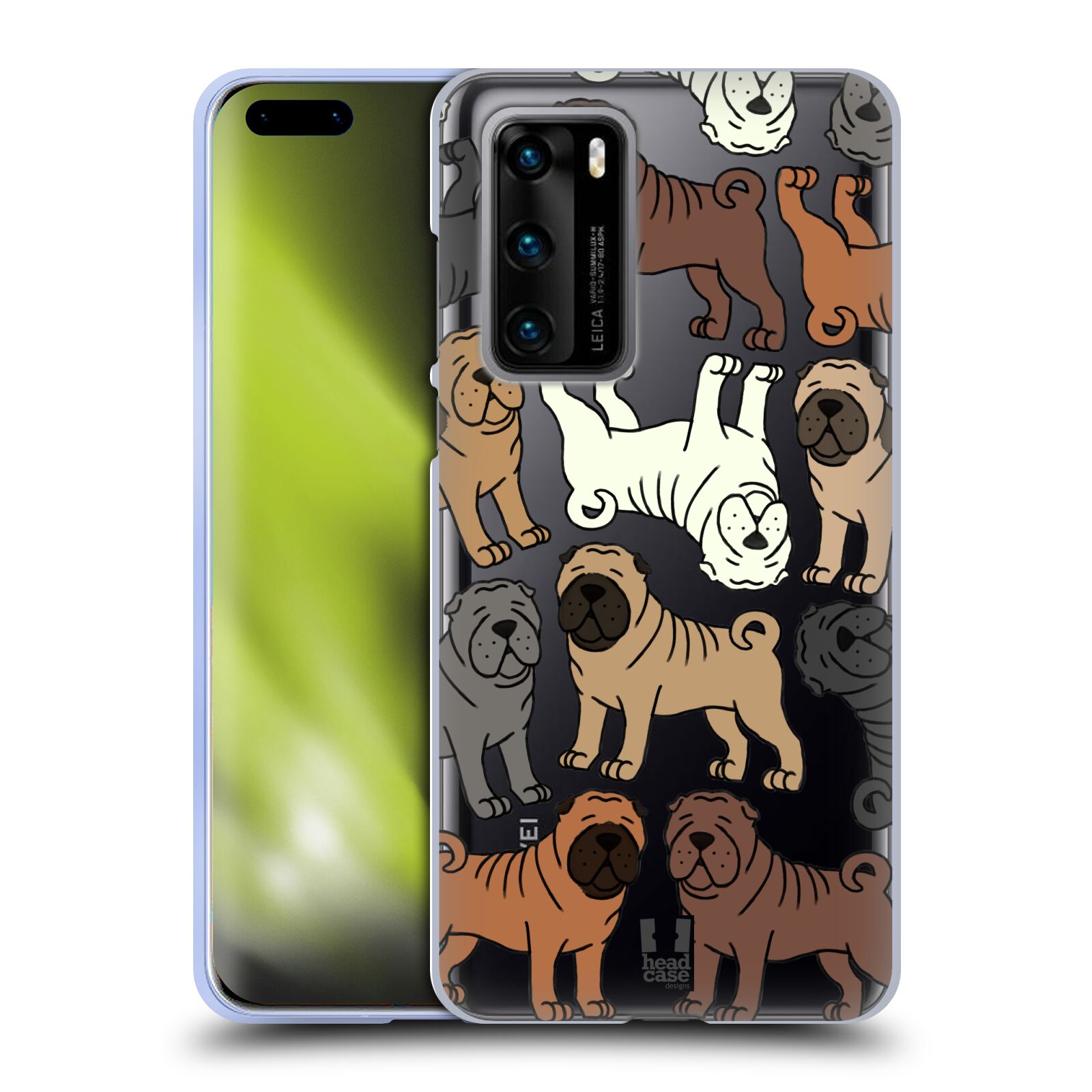 Head Case Designs Labrador Retriever Dog Head Patterns Soft Gel Case Compatible for Huawei P30
