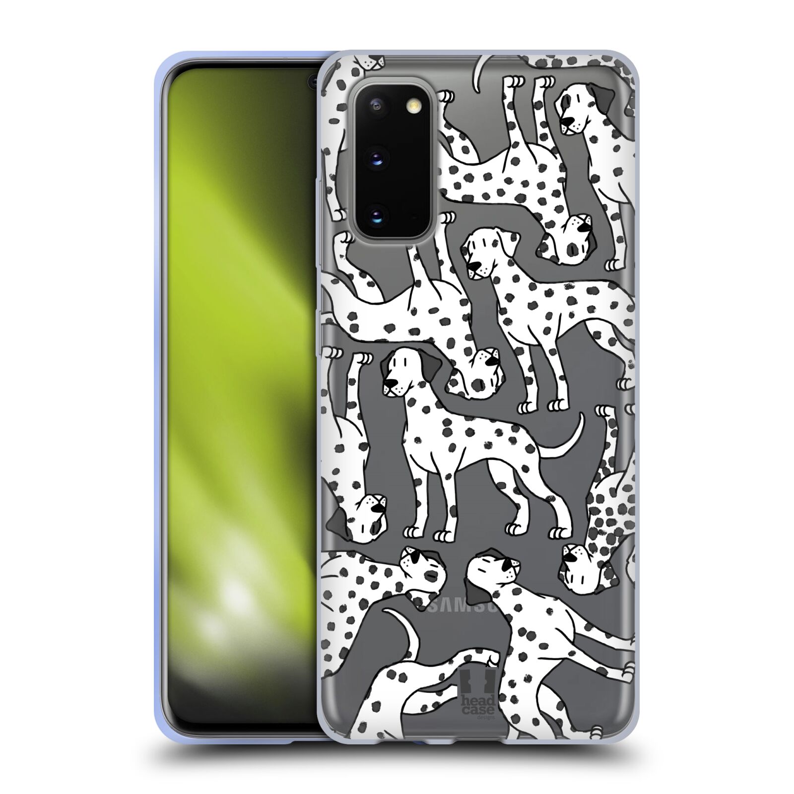 2020 Head Case Designs Chow Chow Dog Breed Patterns 4 Soft Gel Case and Matching Wallpaper Compatible With Samsung Galaxy A12 