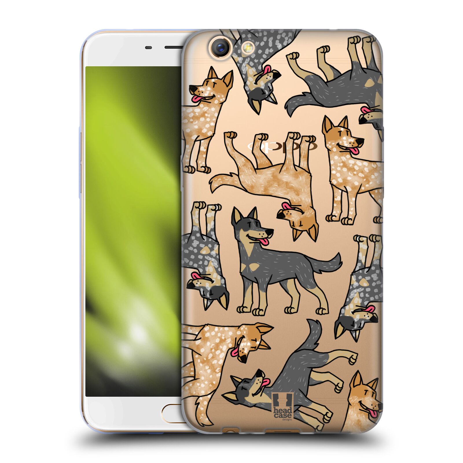 FUNDA HEAD CASE DESIGNS CON 8 PATRONES DE RAZA DE PERRO PARA TELÉFONOS OPPO - Imagen 8 de 17