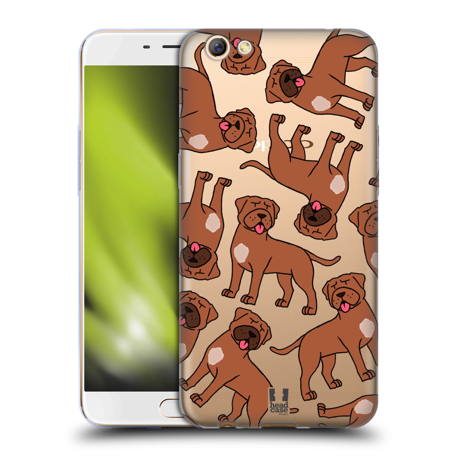 FUNDA HEAD CASE DESIGNS CON 8 PATRONES DE RAZA DE PERRO PARA TELÉFONOS OPPO - Imagen 9 de 17