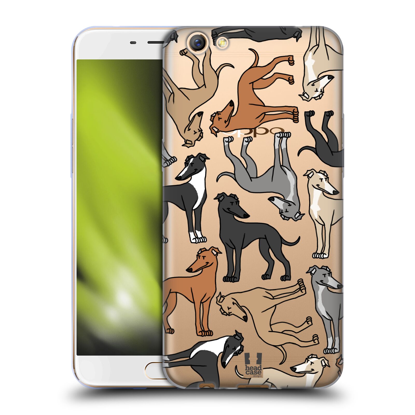 FUNDA HEAD CASE DESIGNS CON 8 PATRONES DE RAZA DE PERRO PARA TELÉFONOS OPPO - Imagen 12 de 17